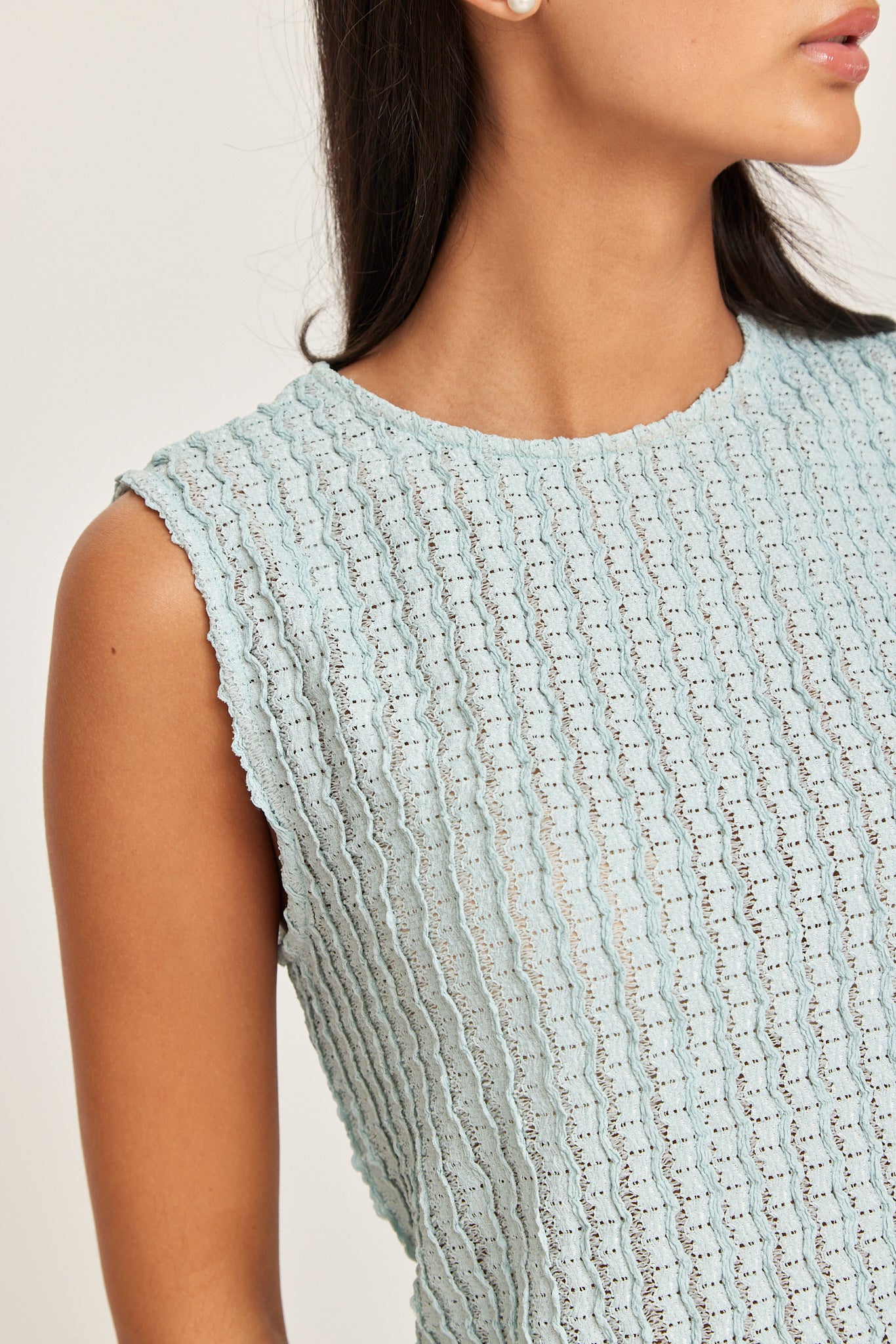 Solveig top - Light Blue