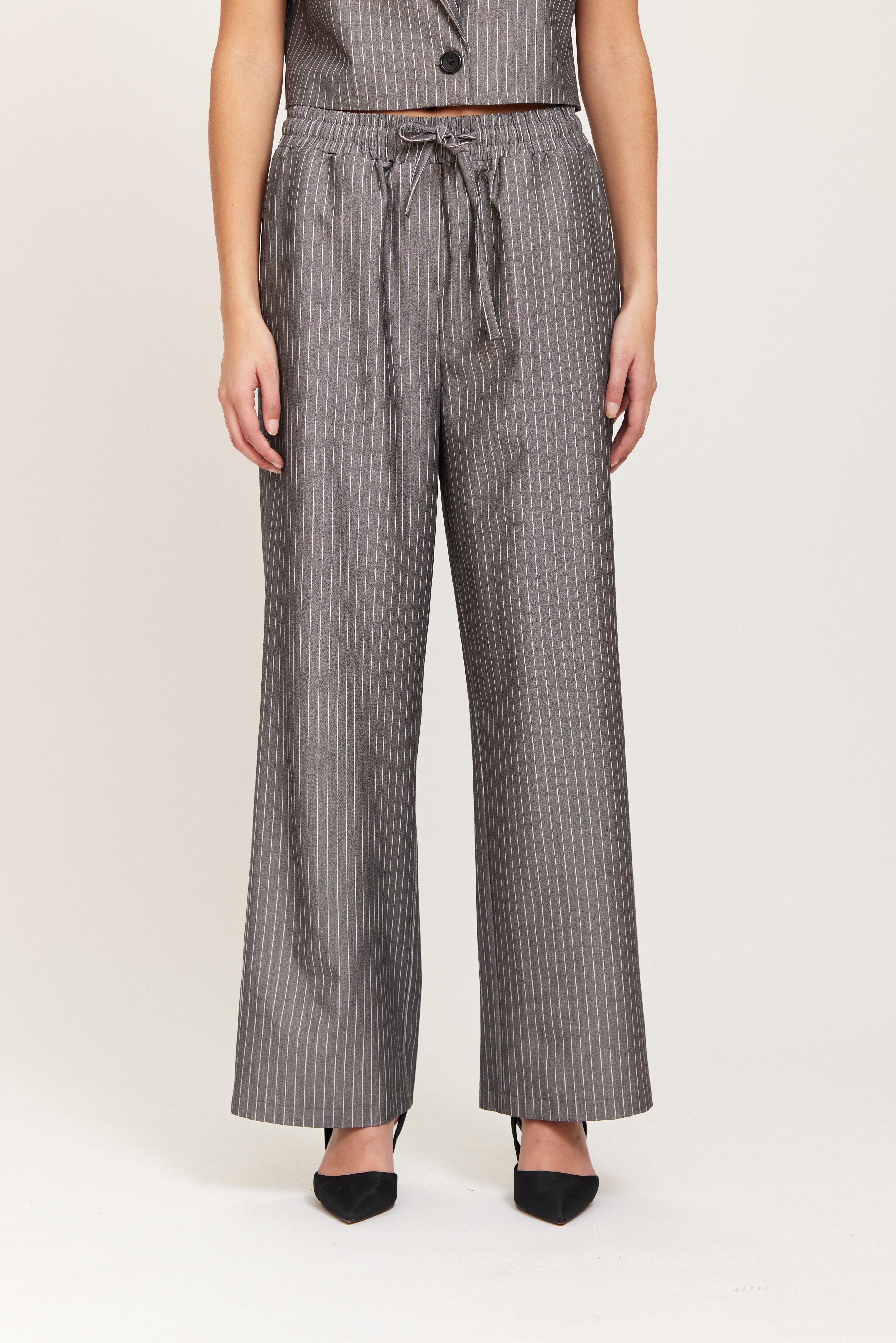 Thilde pants - Grey stripe