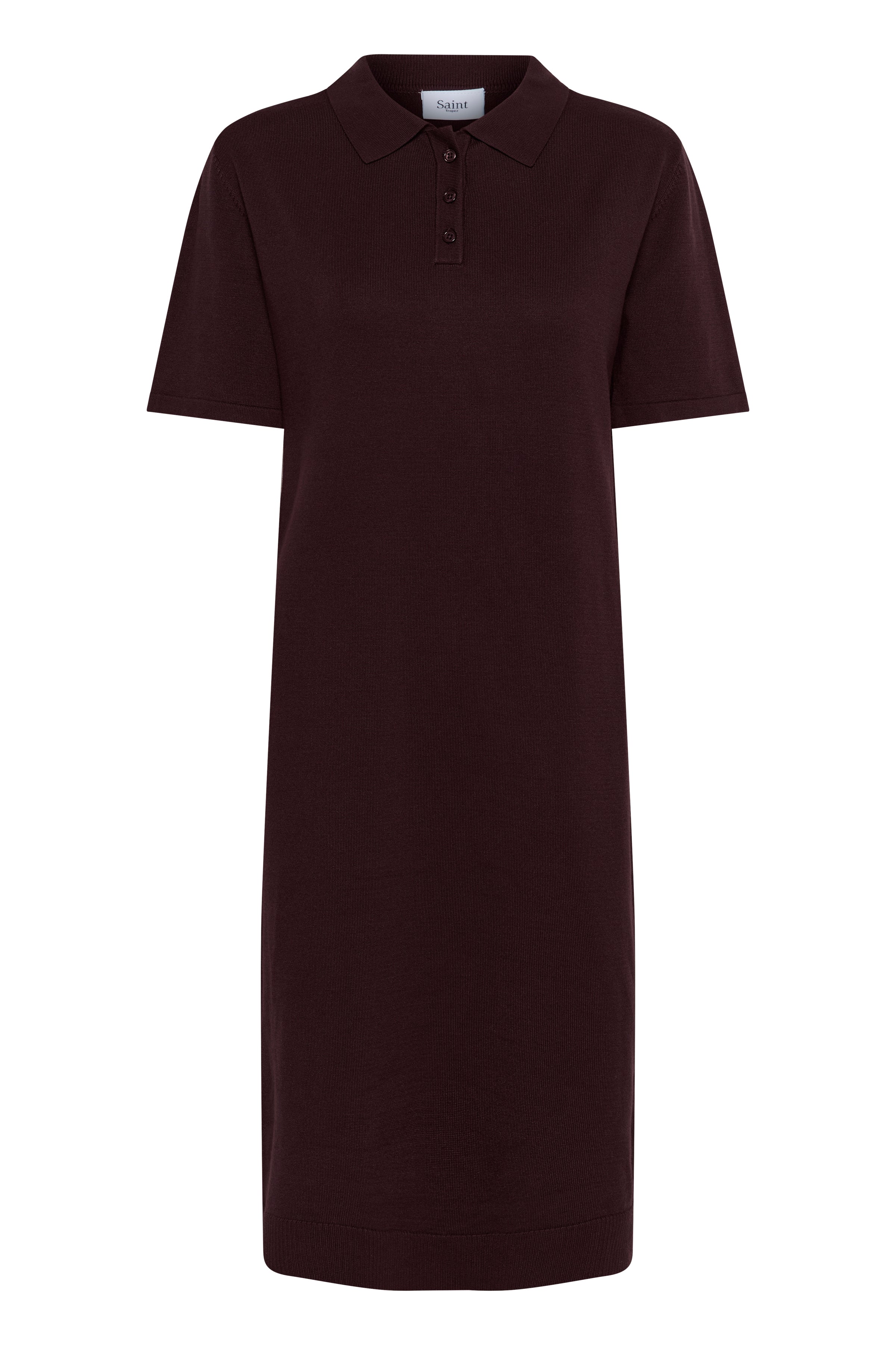 Mila SZ Polo SS Dress - chocolate