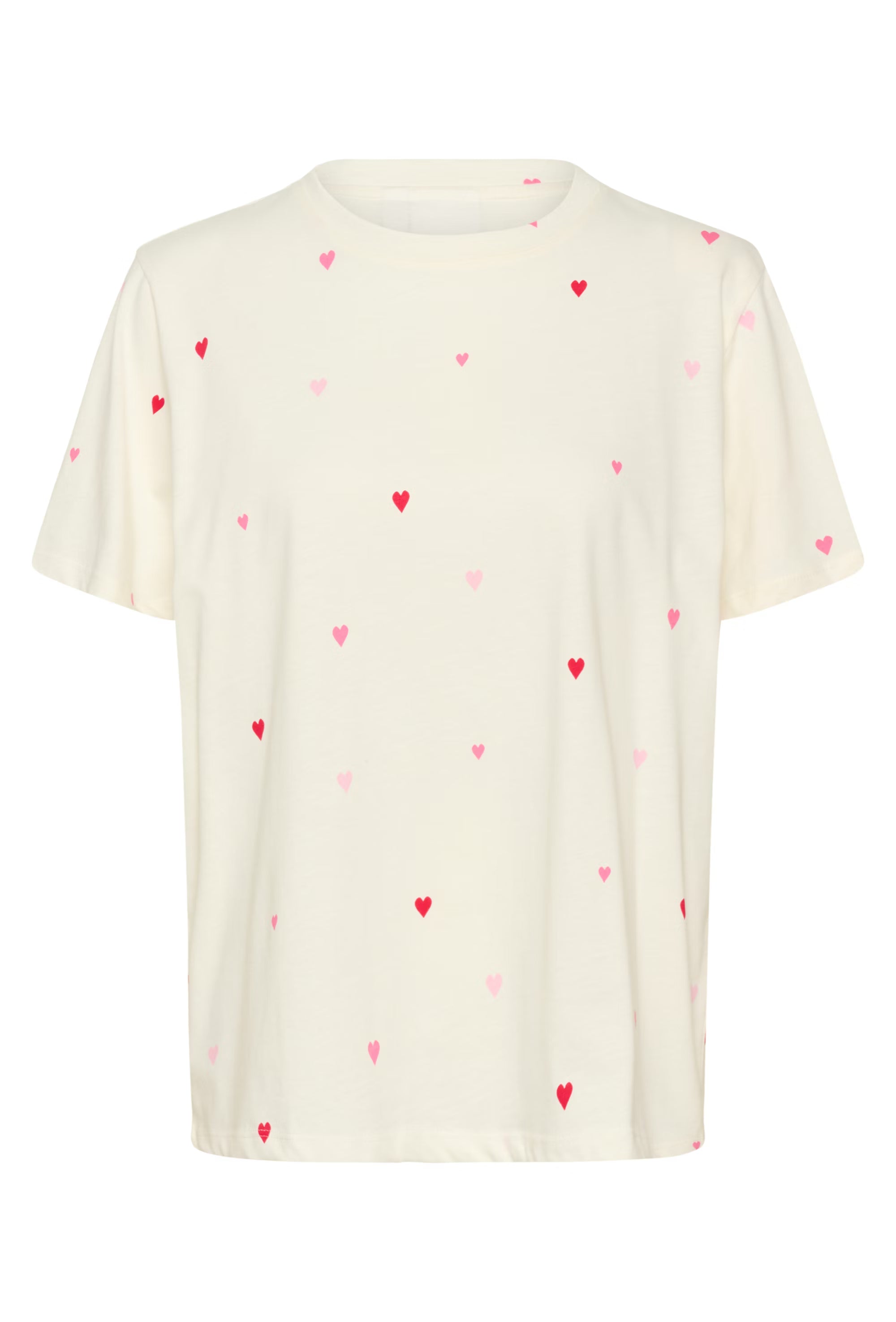 Johanna T-Shirt - Ice pink multi heart