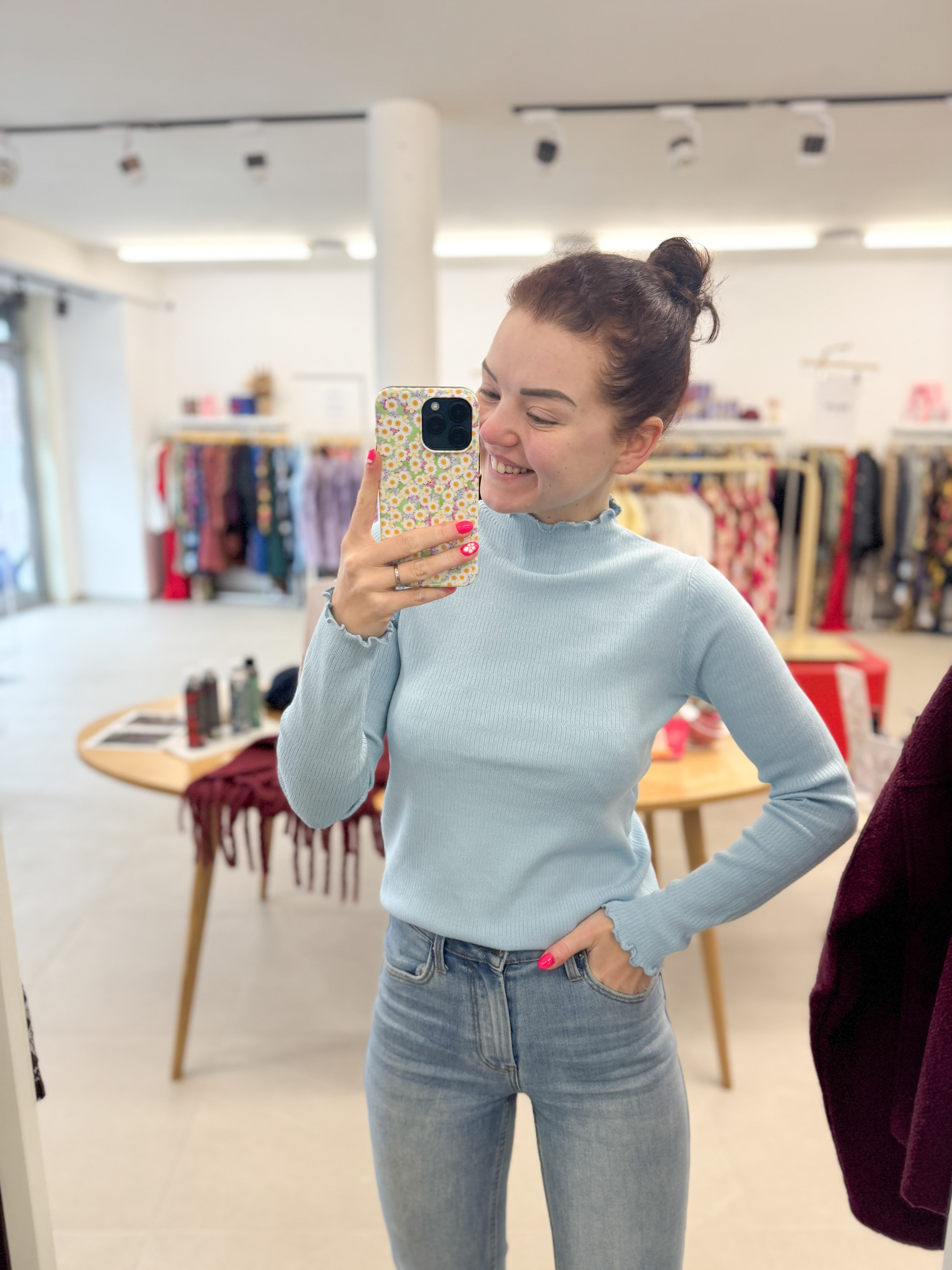 May soft longsleeve - BabyBlue