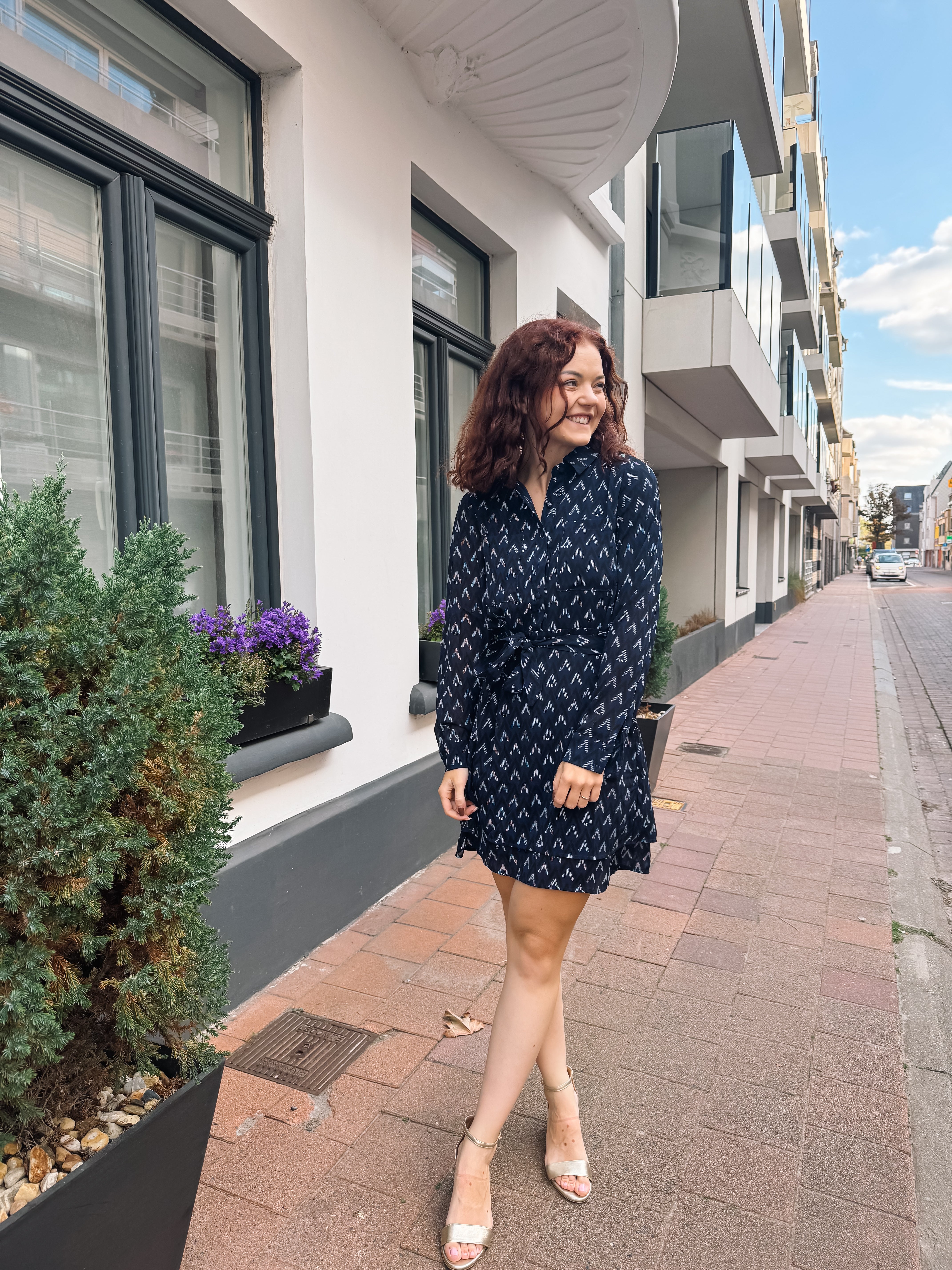 Dress Jazzy - Zigzag print