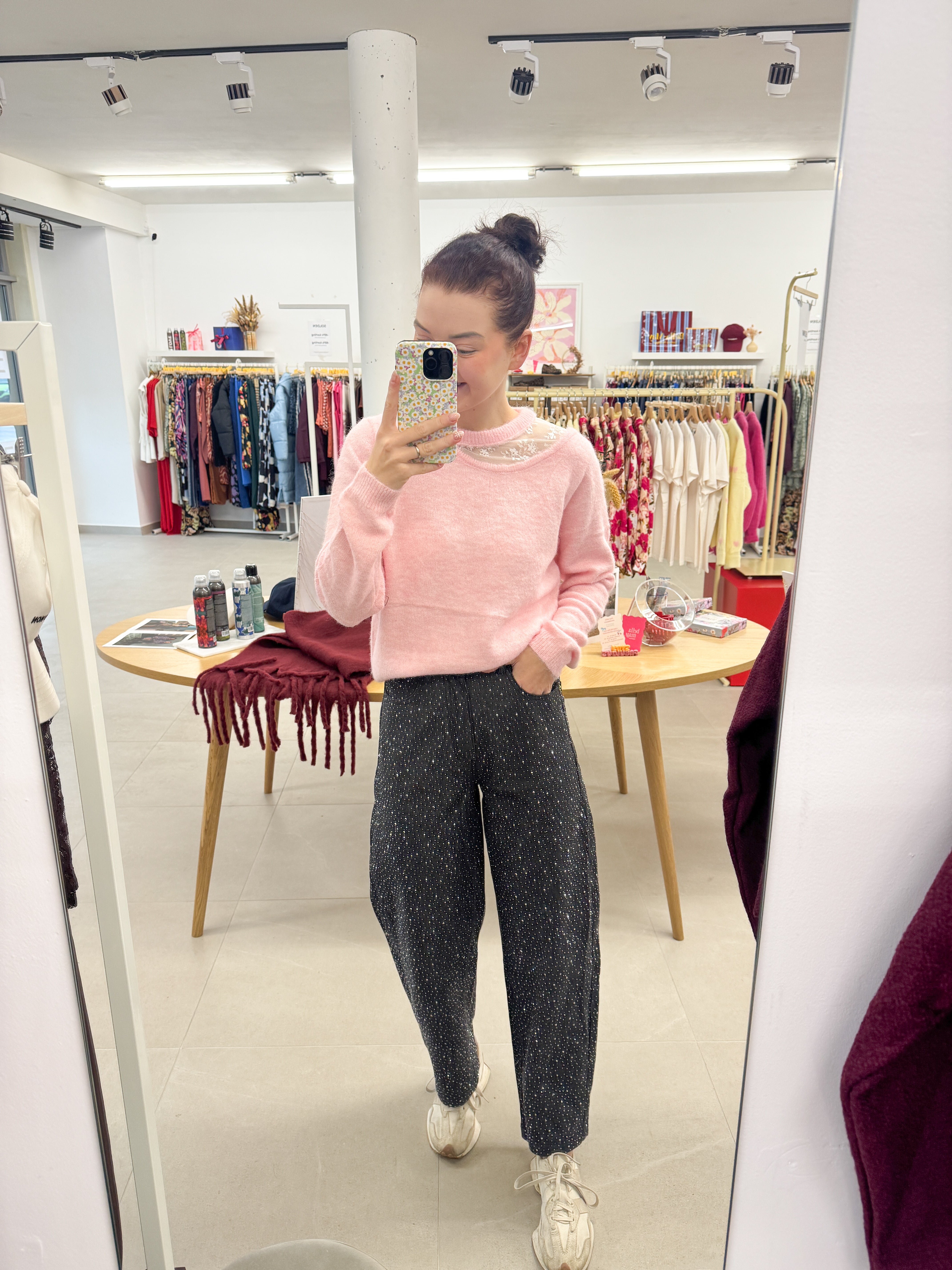 Glitter balloon jeans