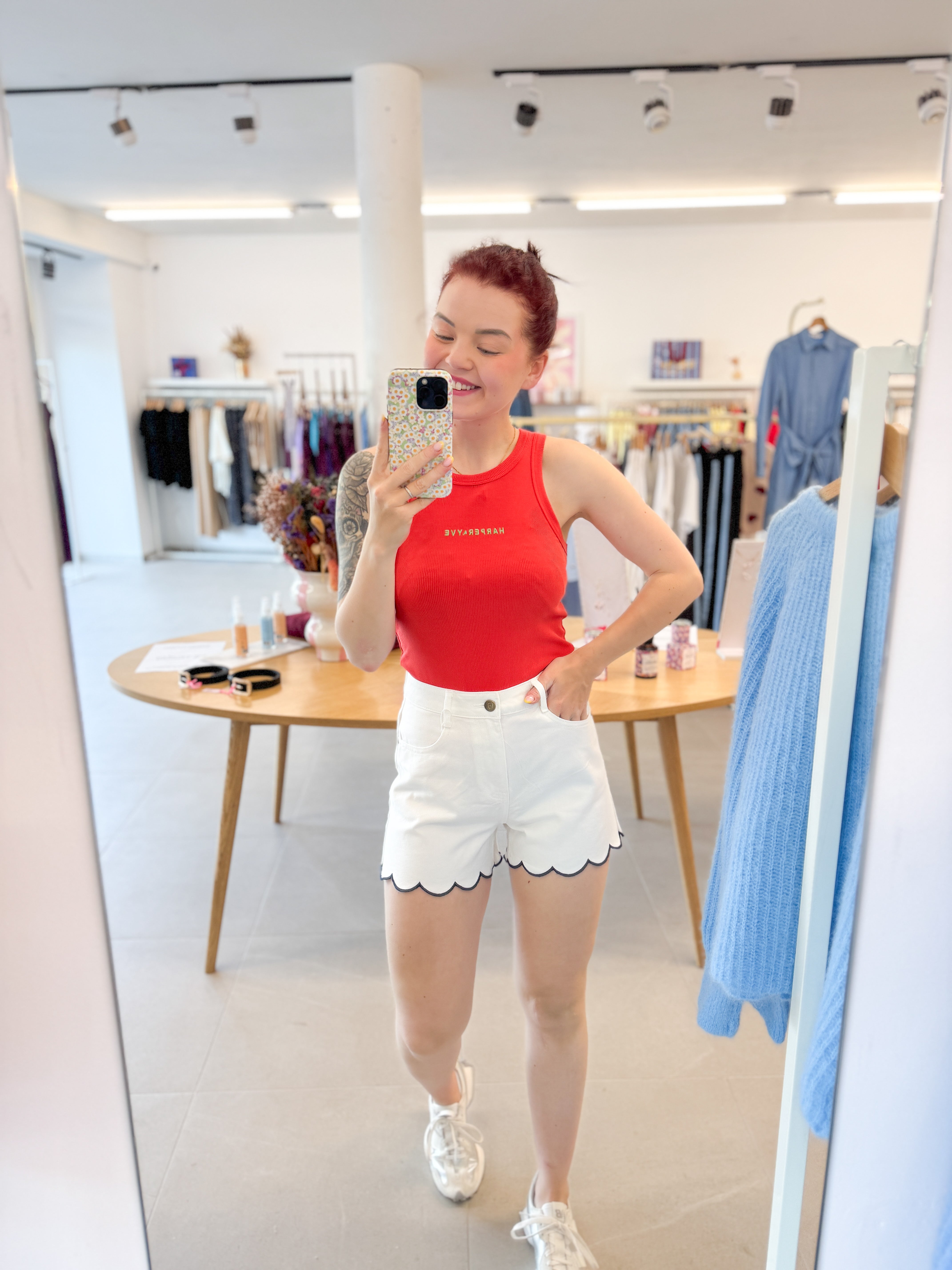 Detailed shorts - White