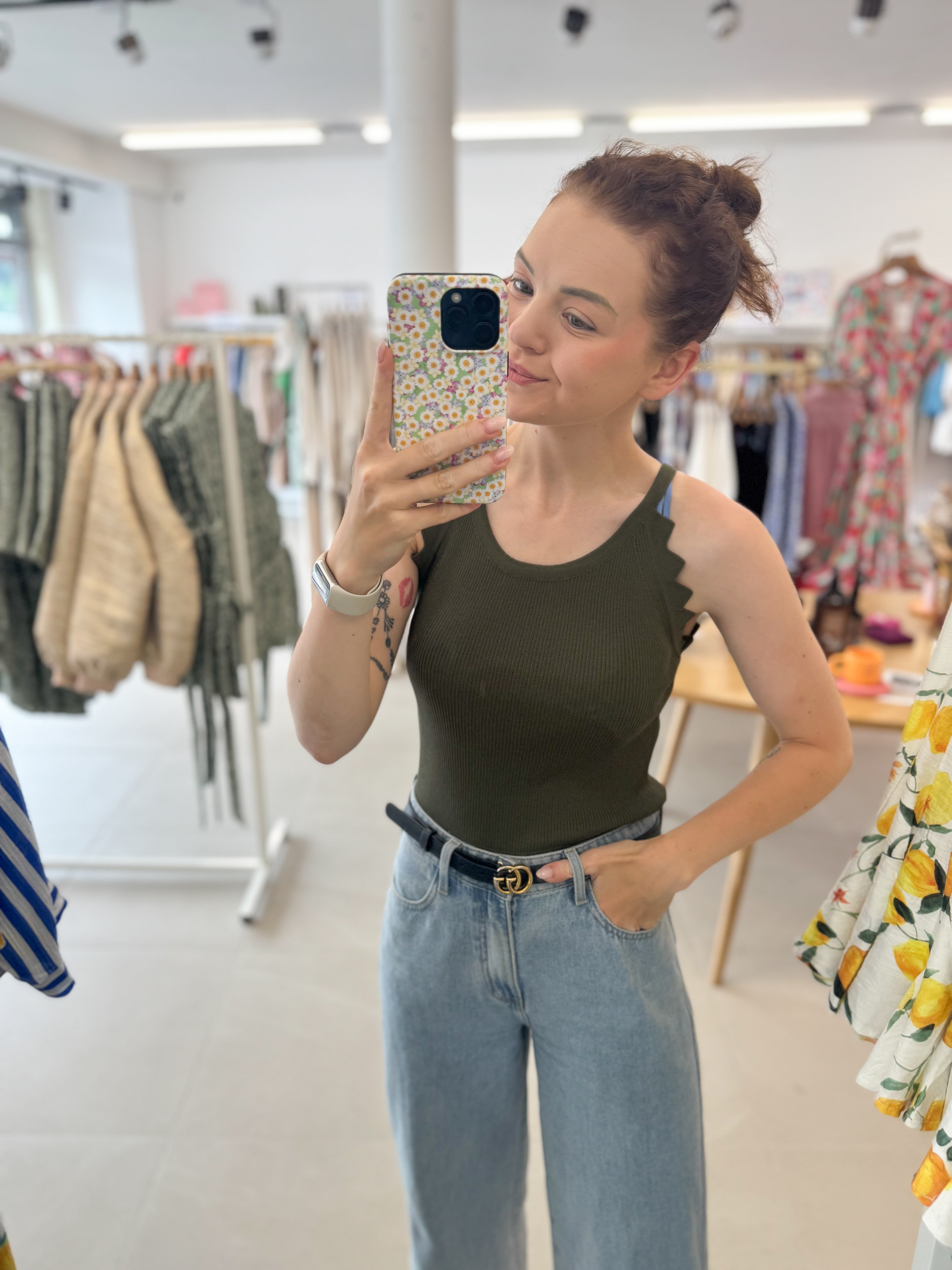 Summer top - Kaki