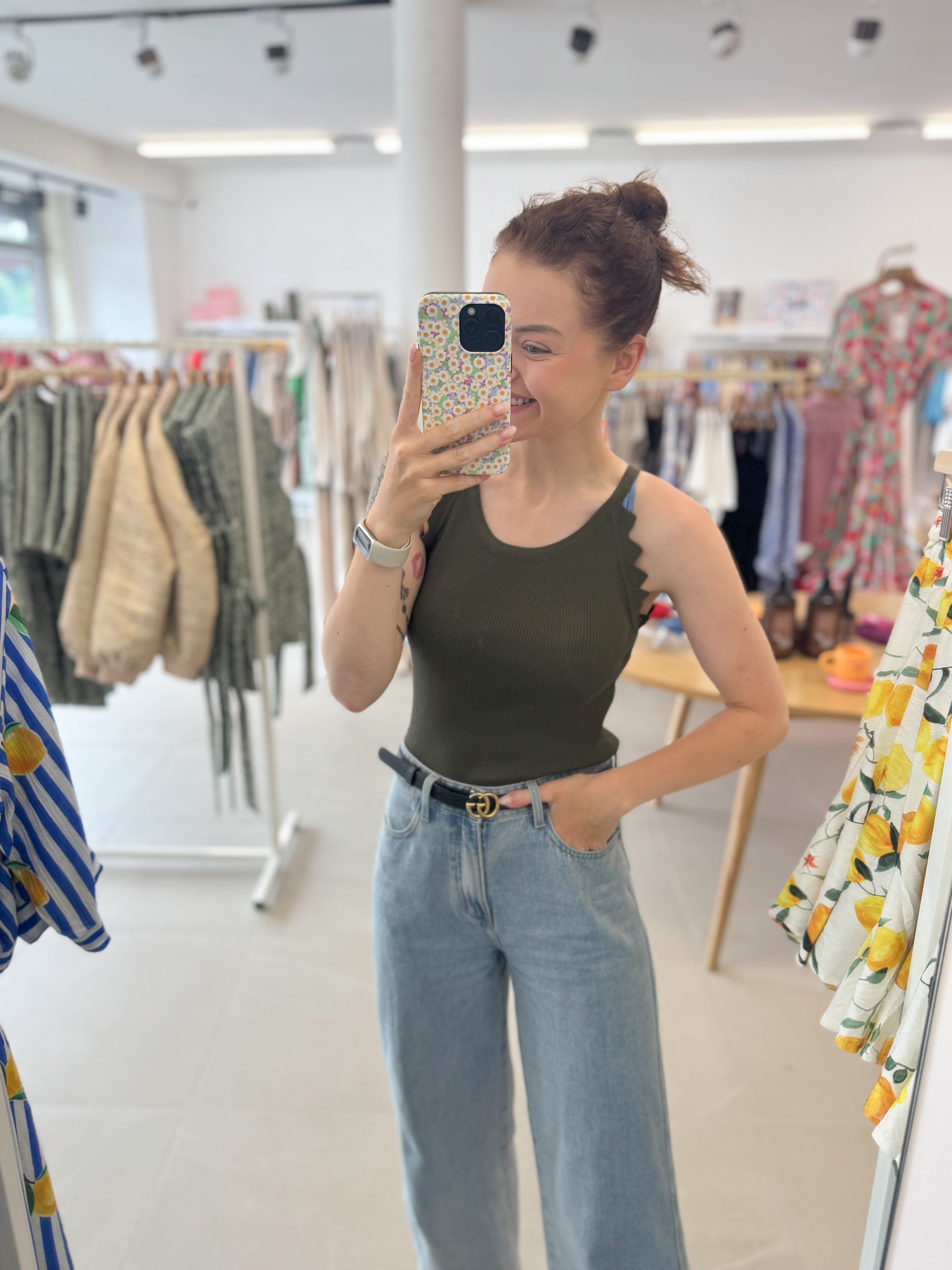 Summer top - Kaki