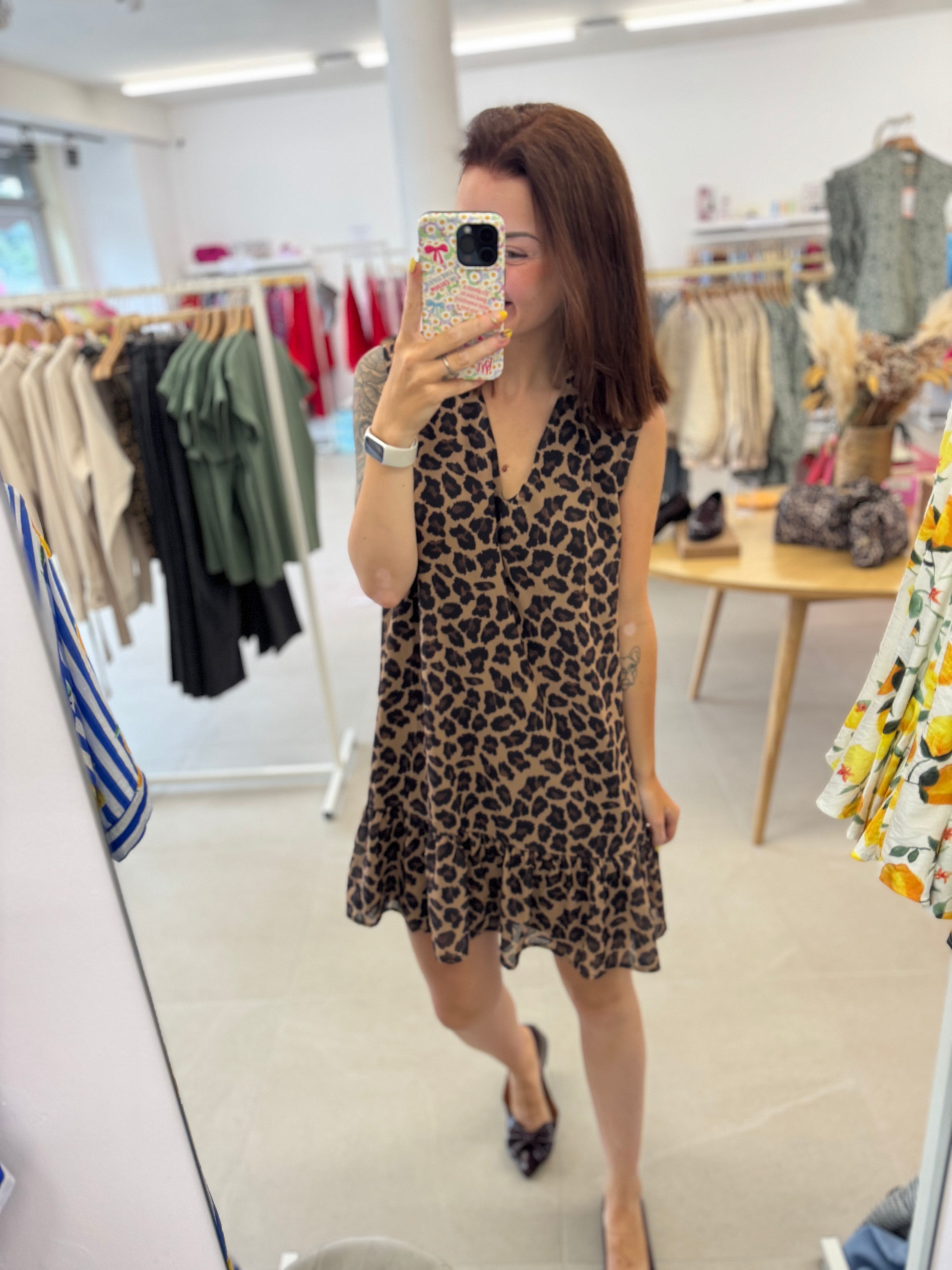 Chloe dress - Leo print