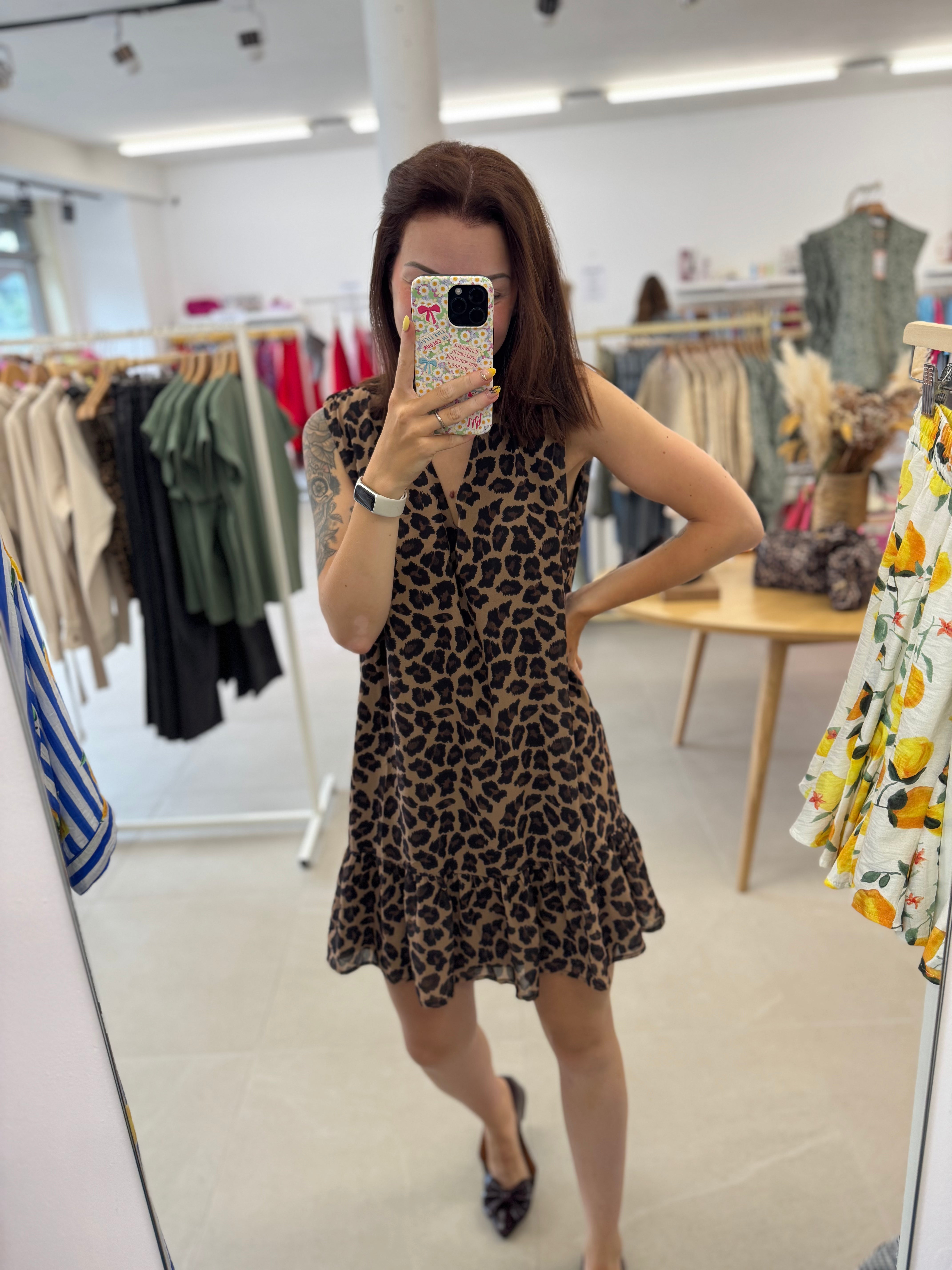 Chloe dress - Leo print