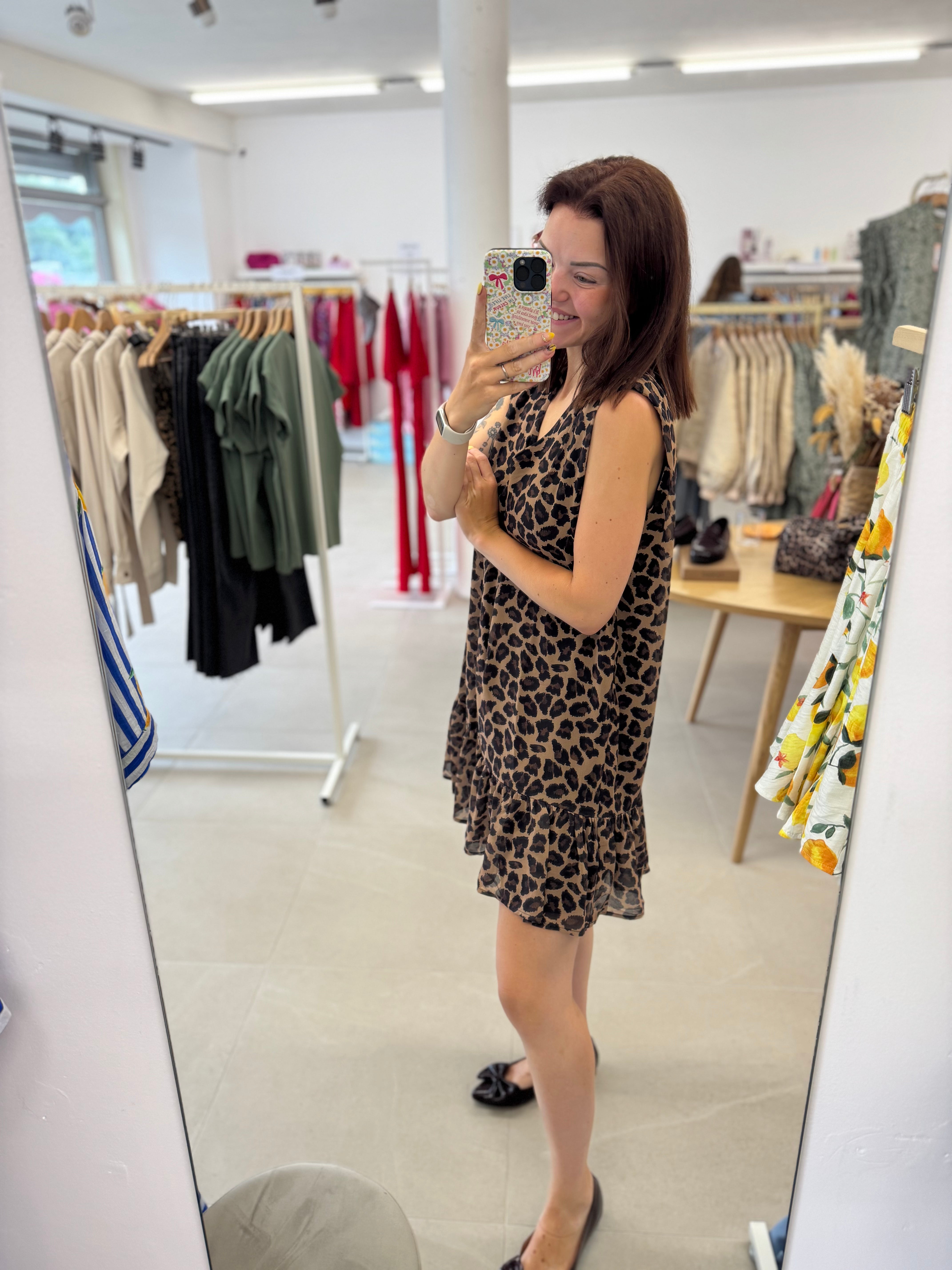 Chloe dress - Leo print
