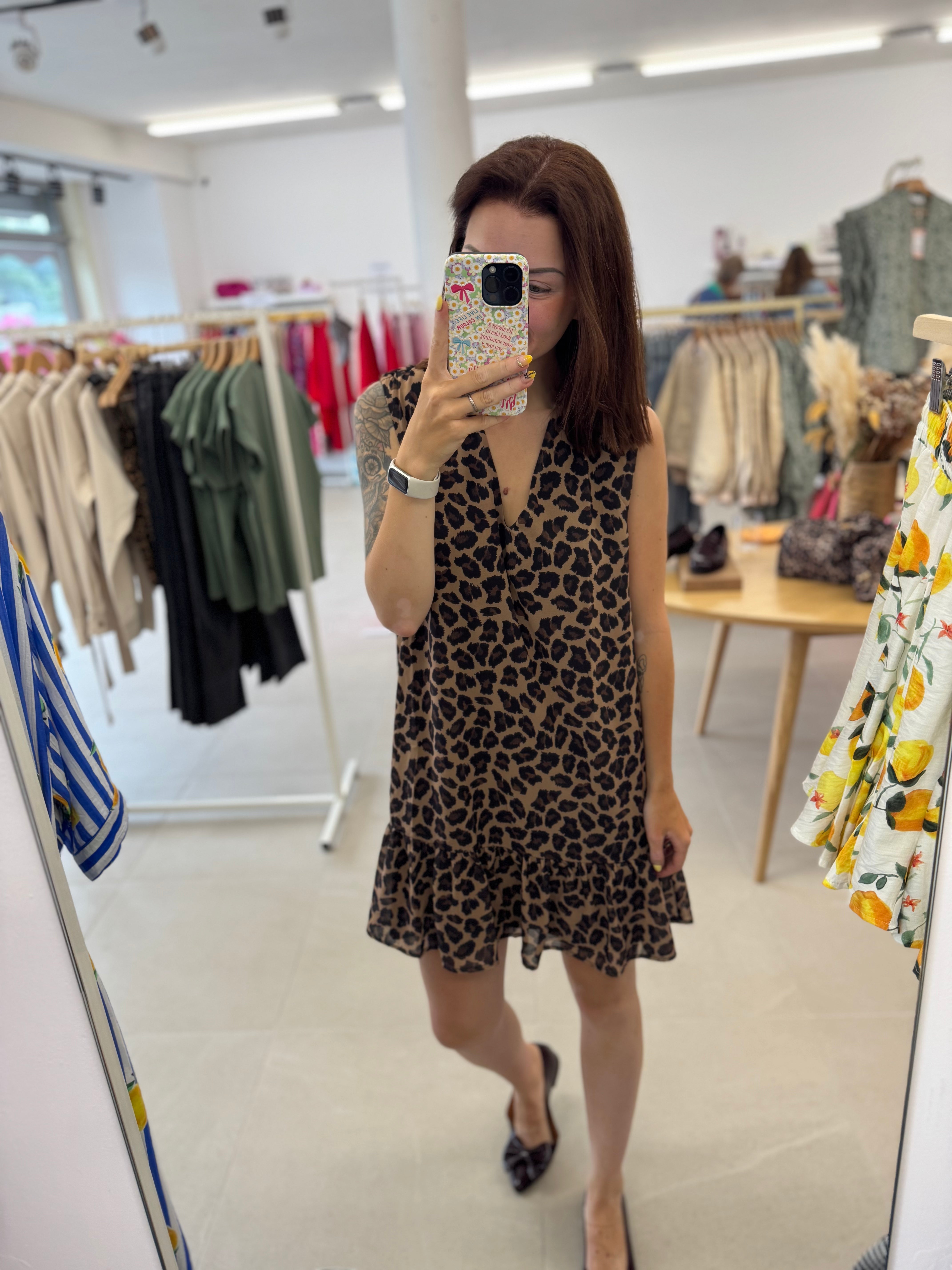 Chloe dress - Leo print