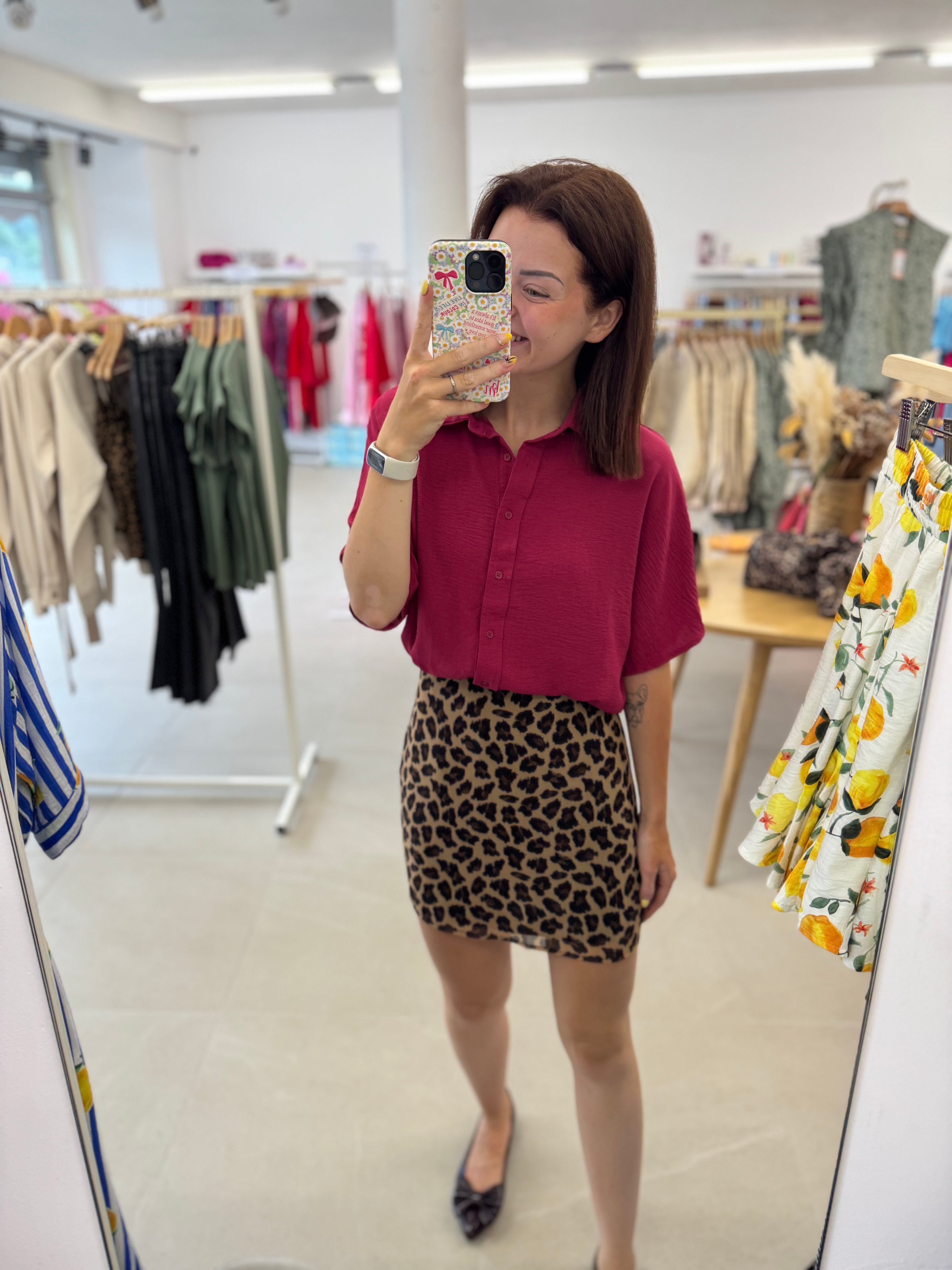 Chloe skirt - Leo print