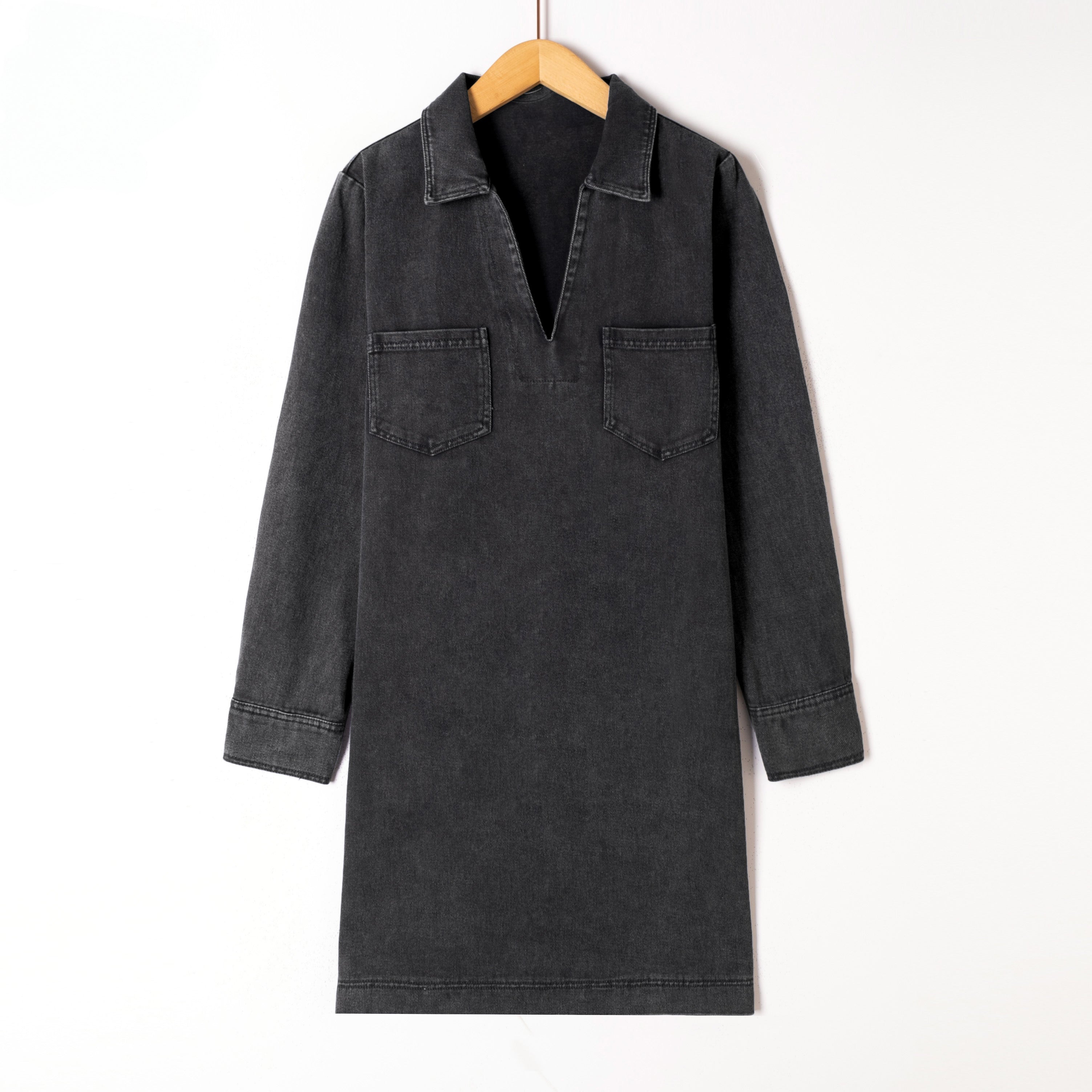 PRE-ORDER / Black jeansdress