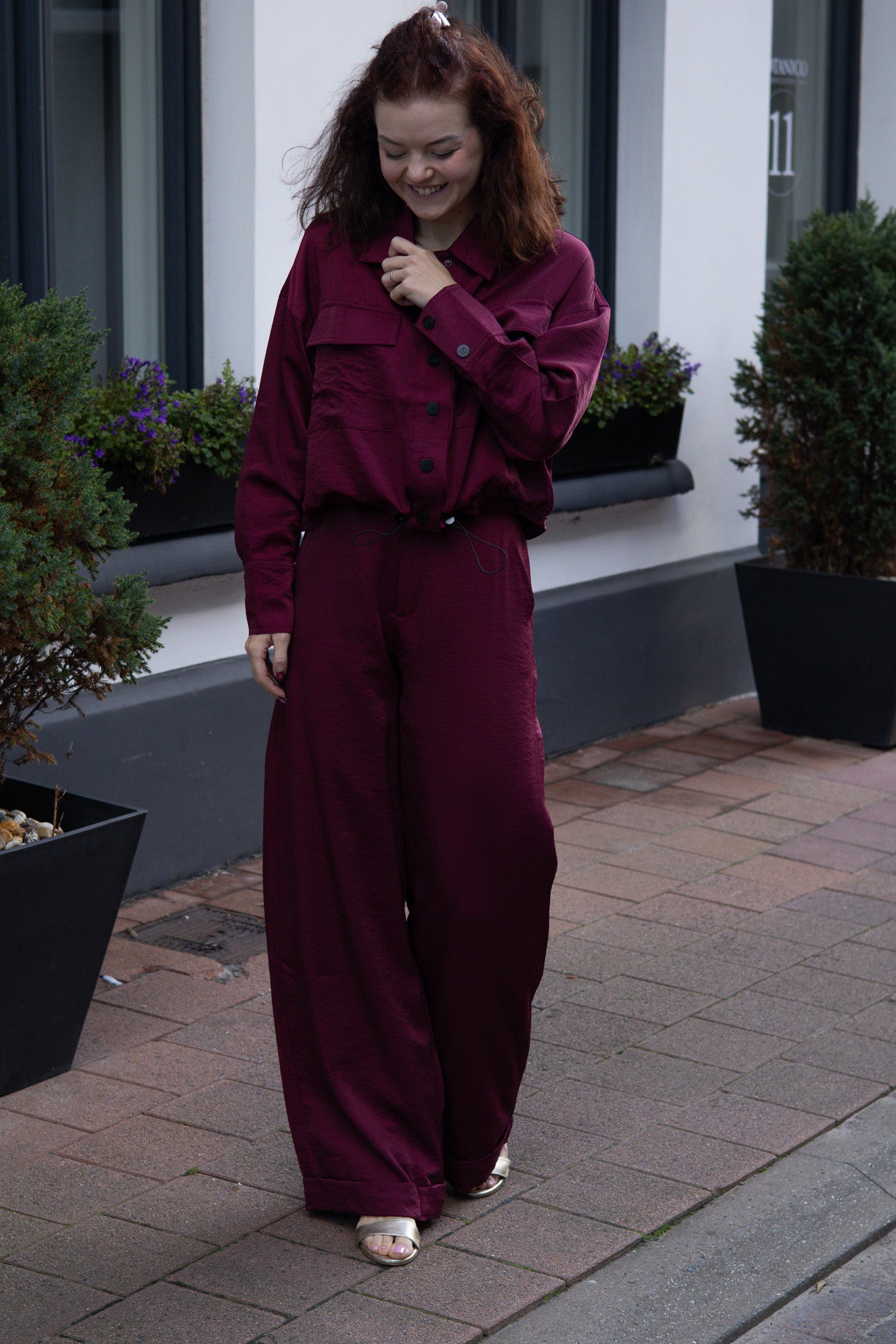 Blouse Tilde - Burgundy