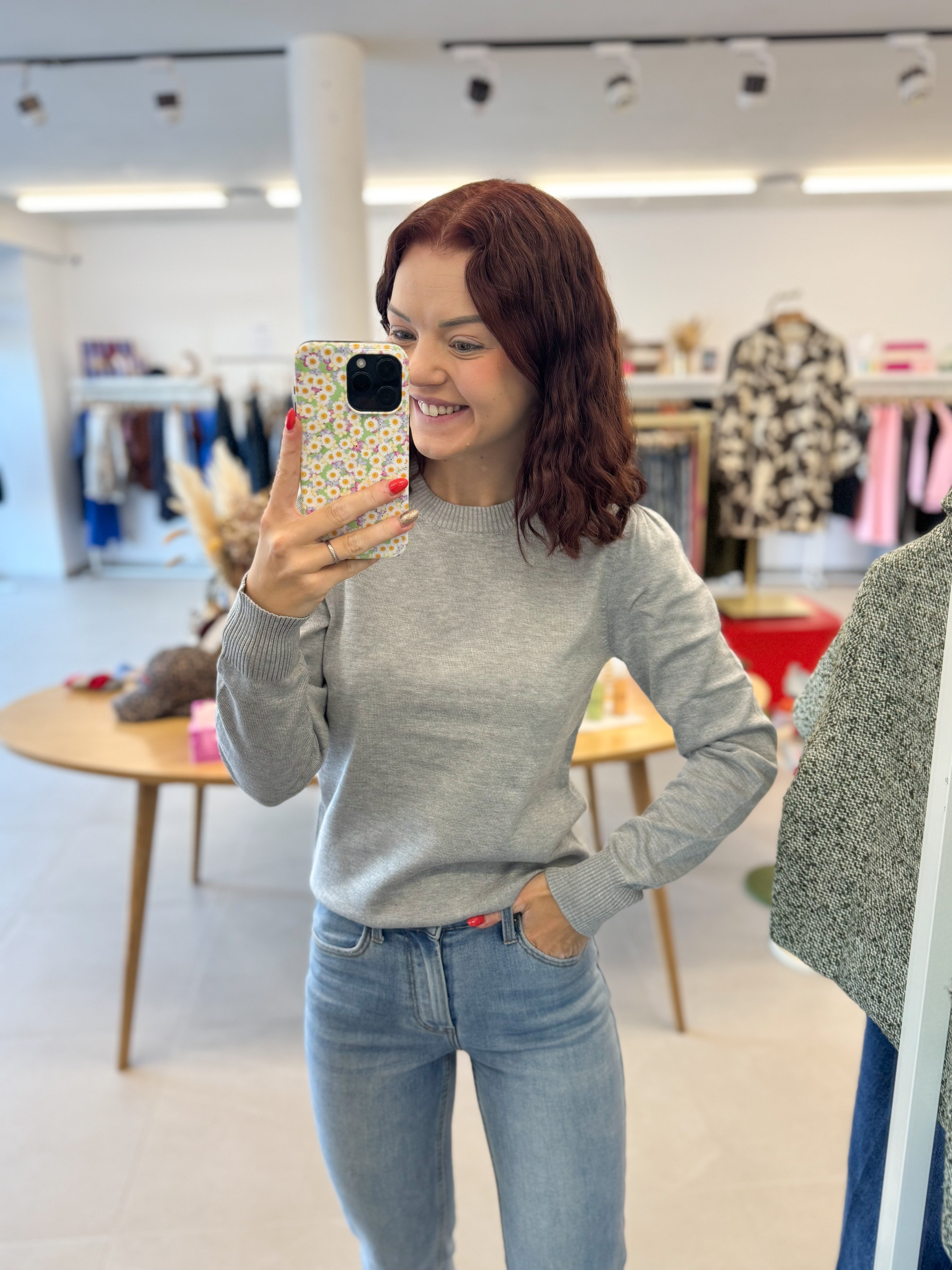 Mila SZ Pullover - grey