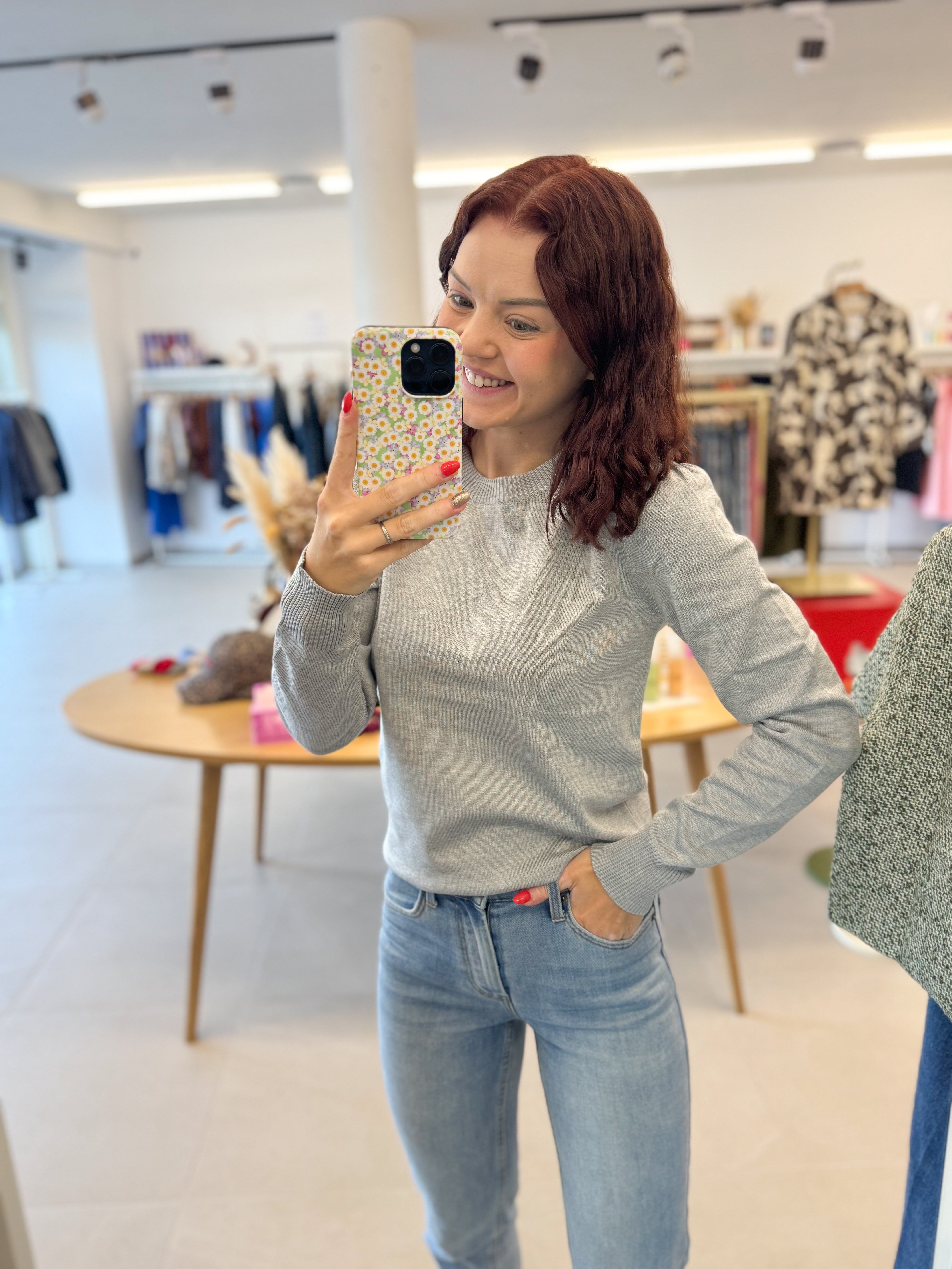 Mila SZ Pullover - grey