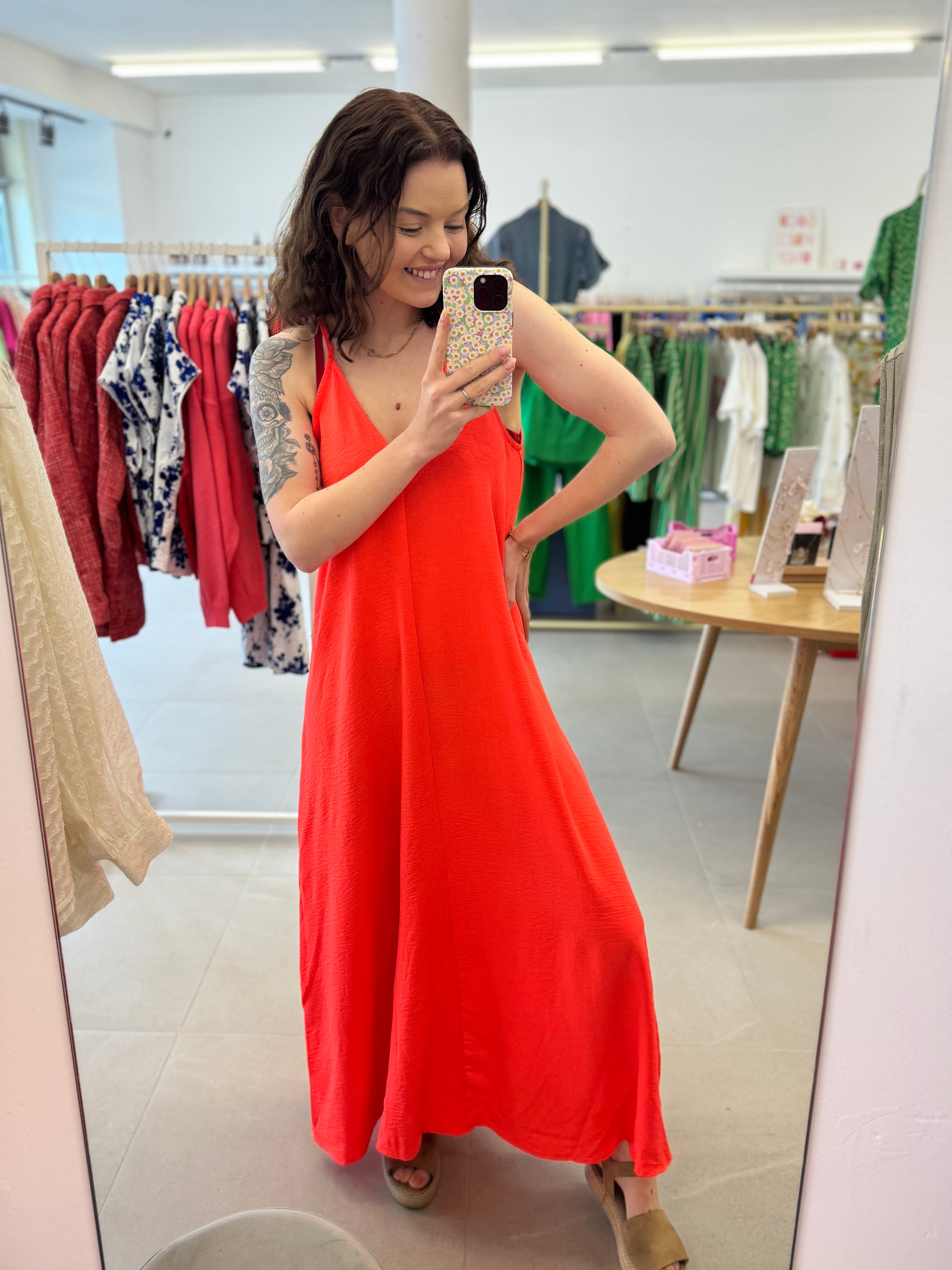 Maxi corail dress