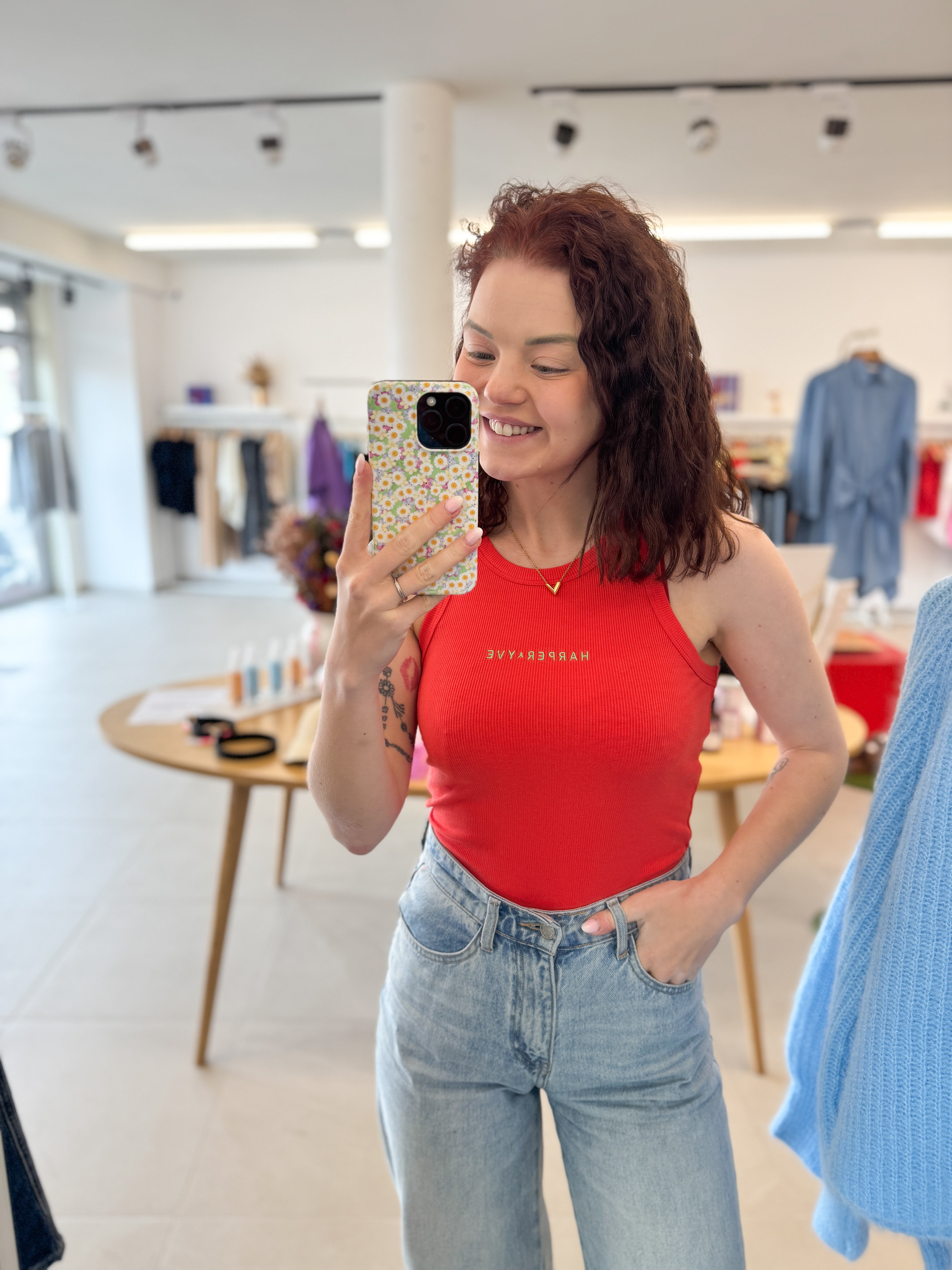 Yenn Top - Poppy Red