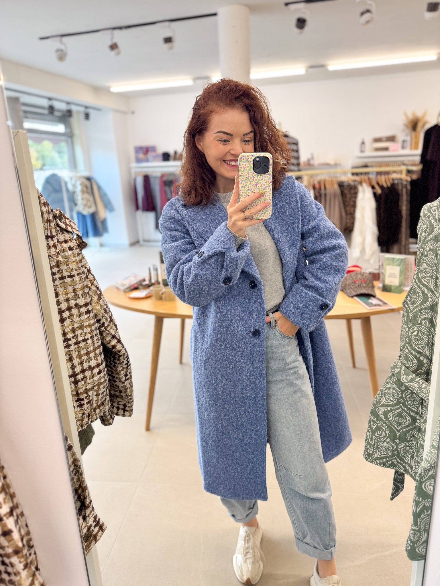 Hillevi coat - Blue