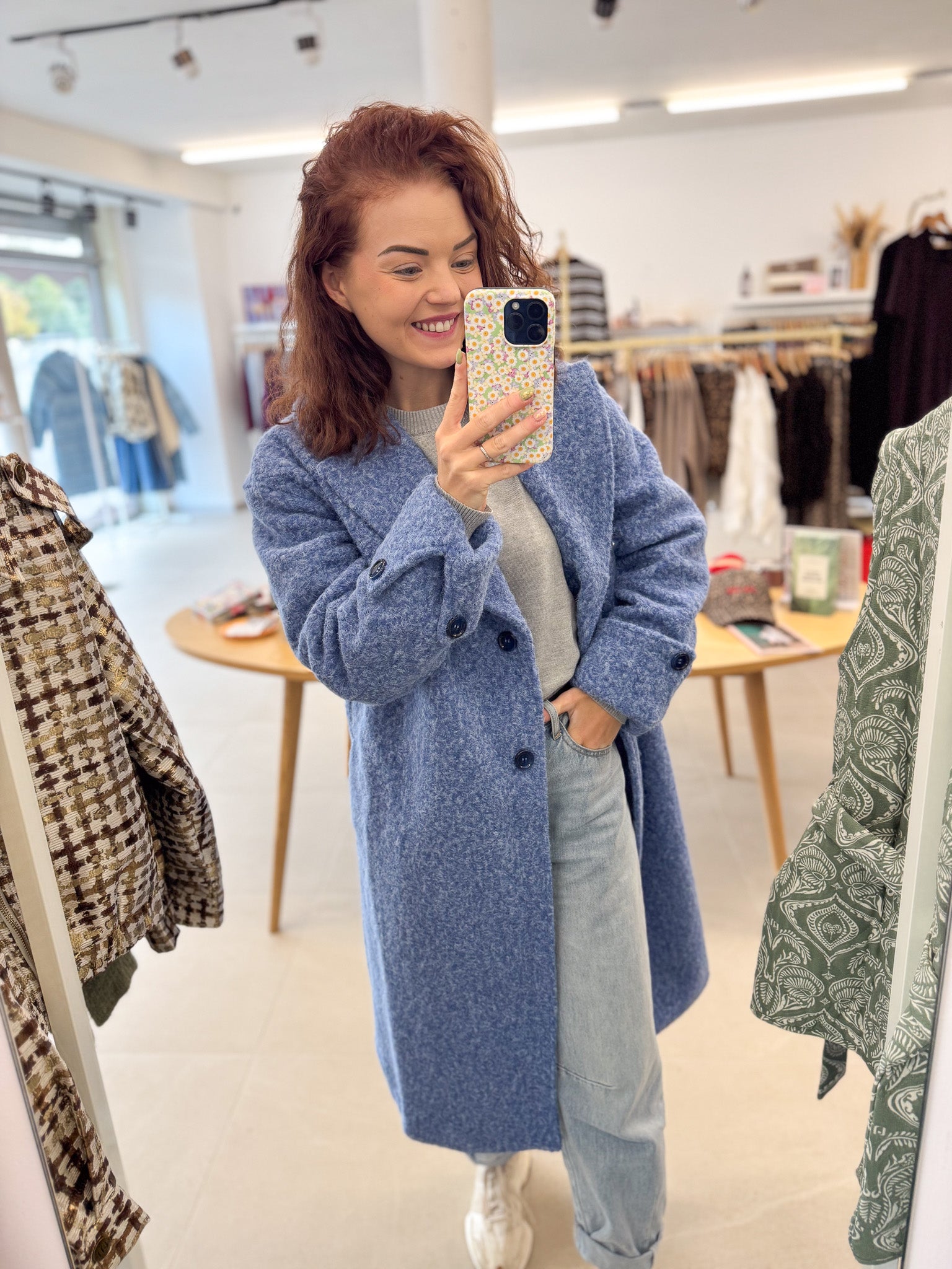 Hillevi coat - Blue