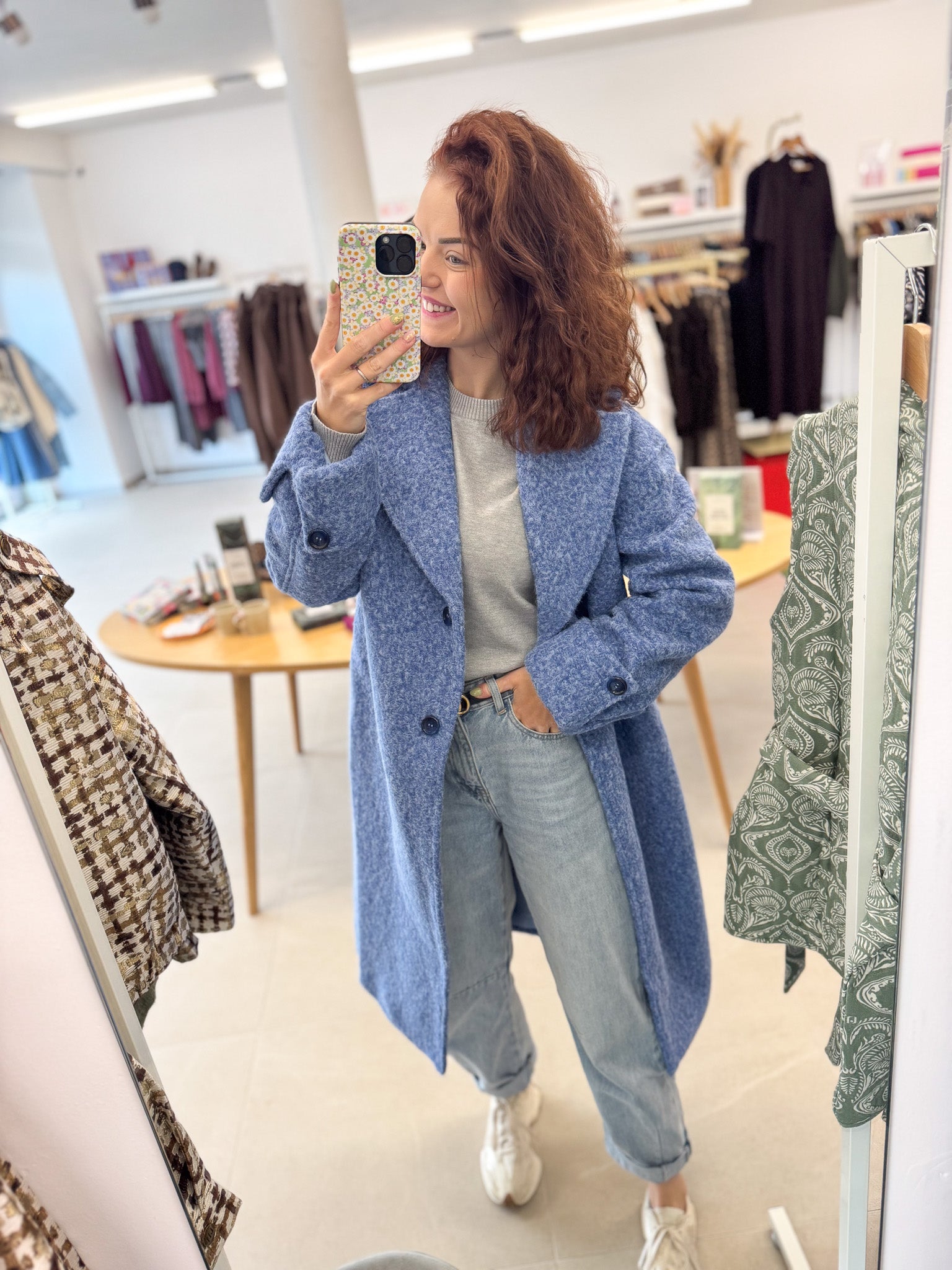 Hillevi coat - Blue