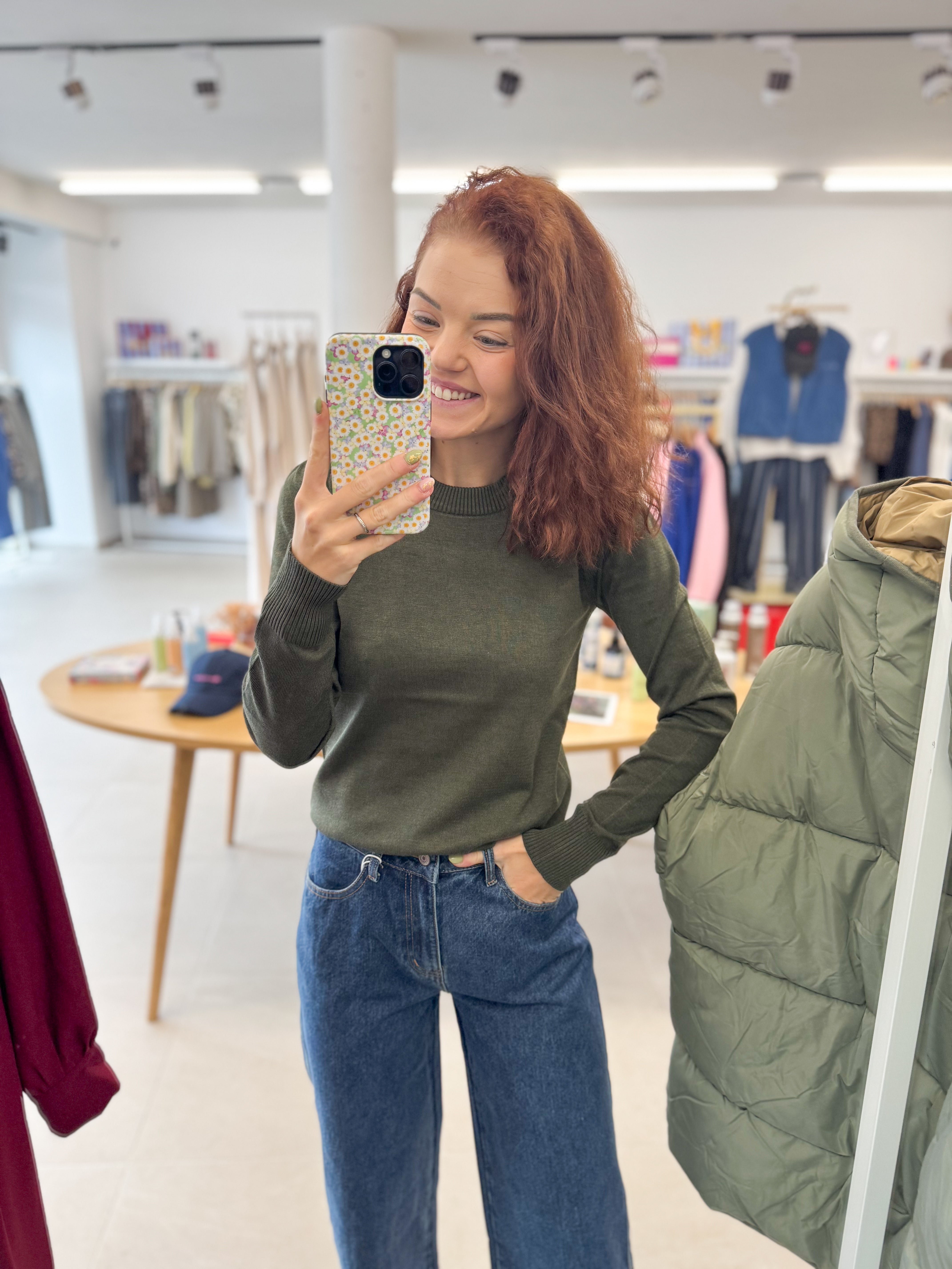 Mila SZ Pullover - Army green