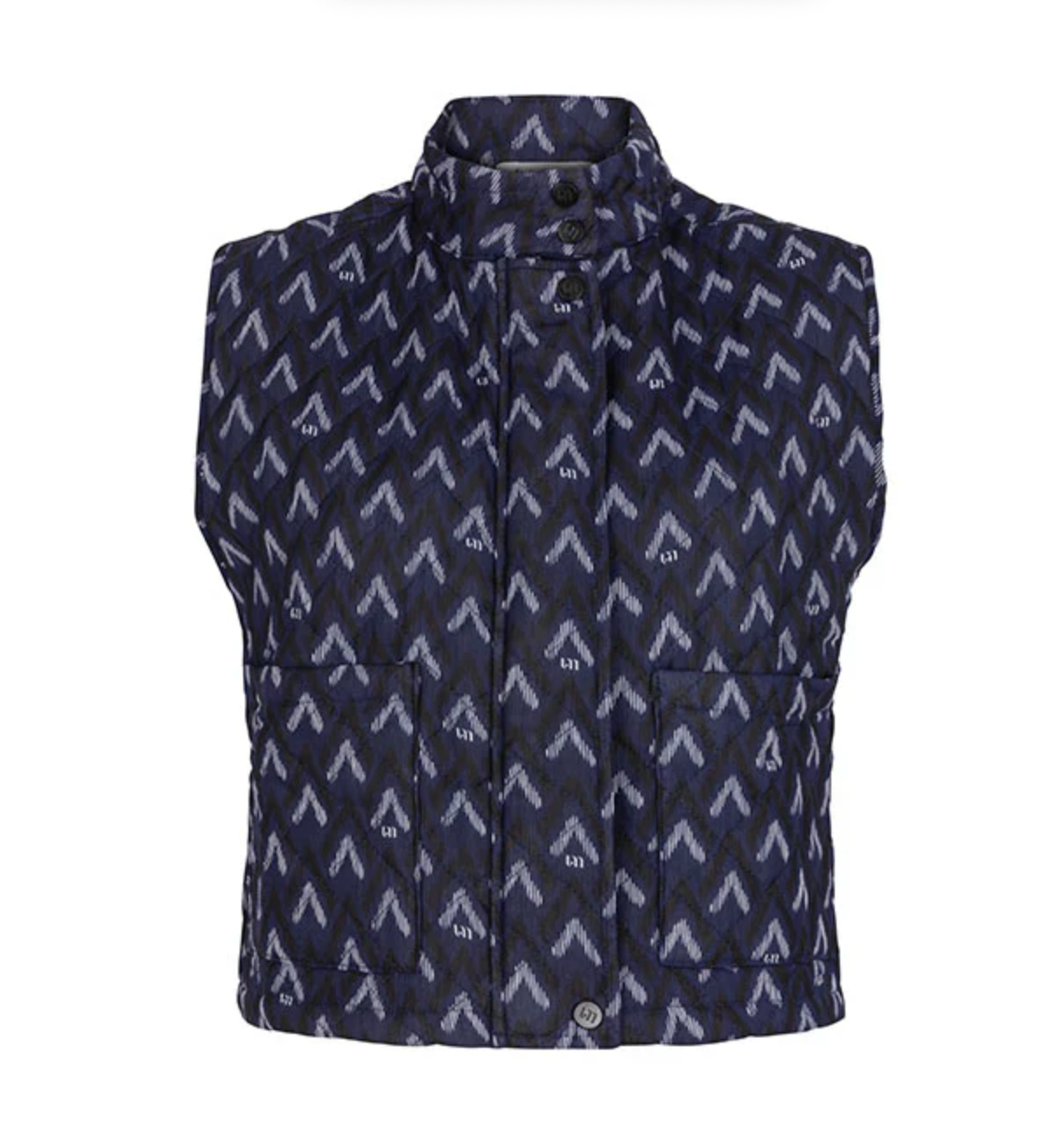 Gilet Harper - Zigzag print