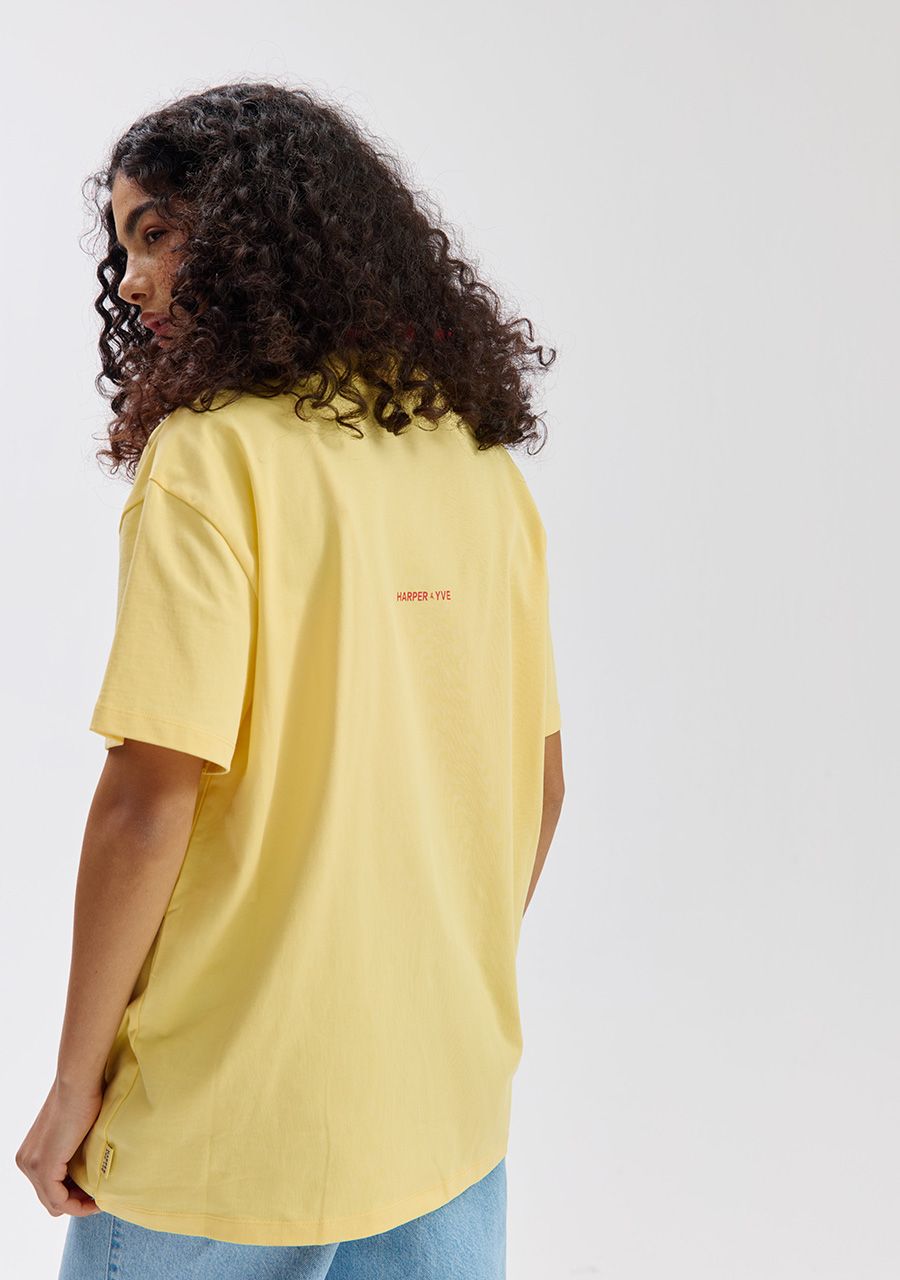 Club Corazon T-shirt - Light Yellow