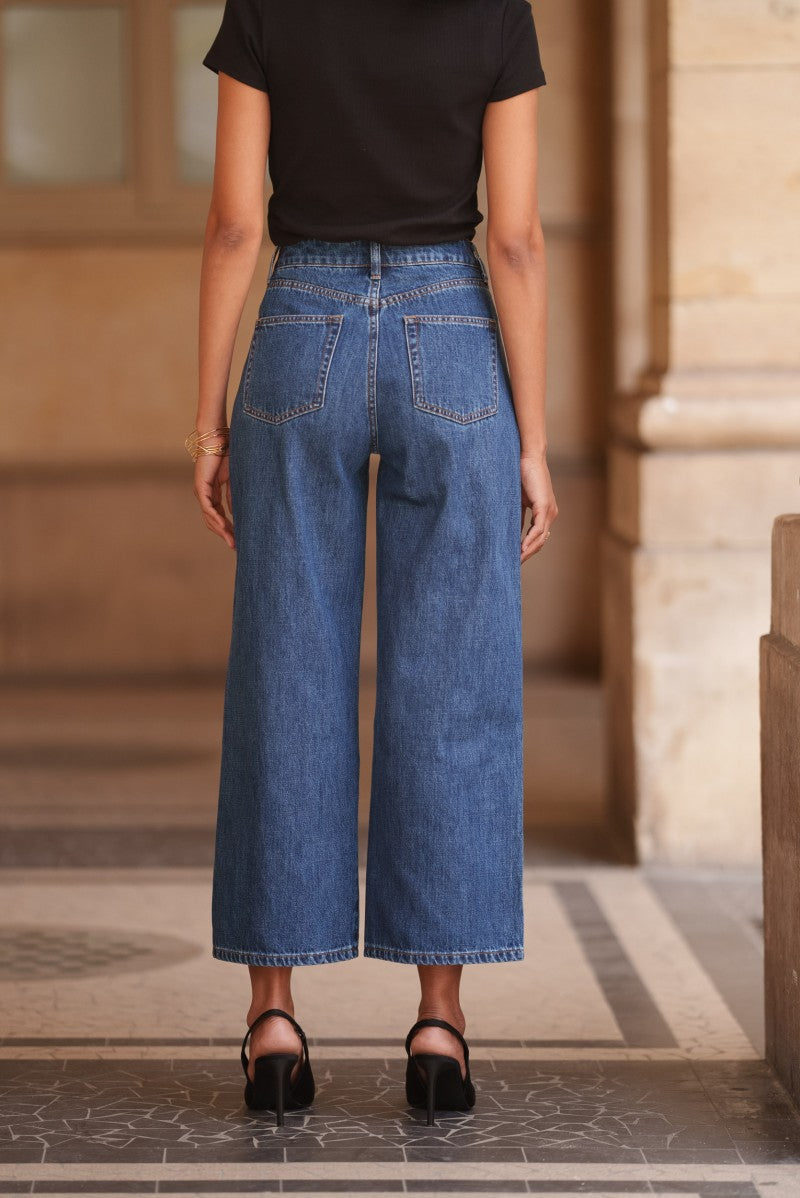 Colombe wide jeans - Denim dark
