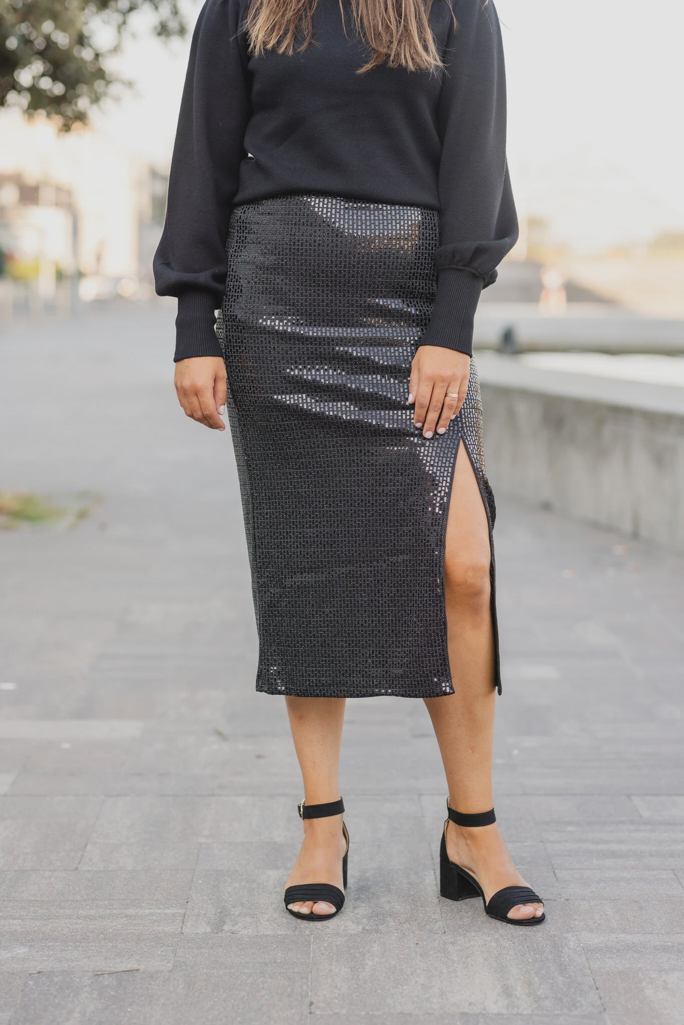 Jupe midi Darkness HW