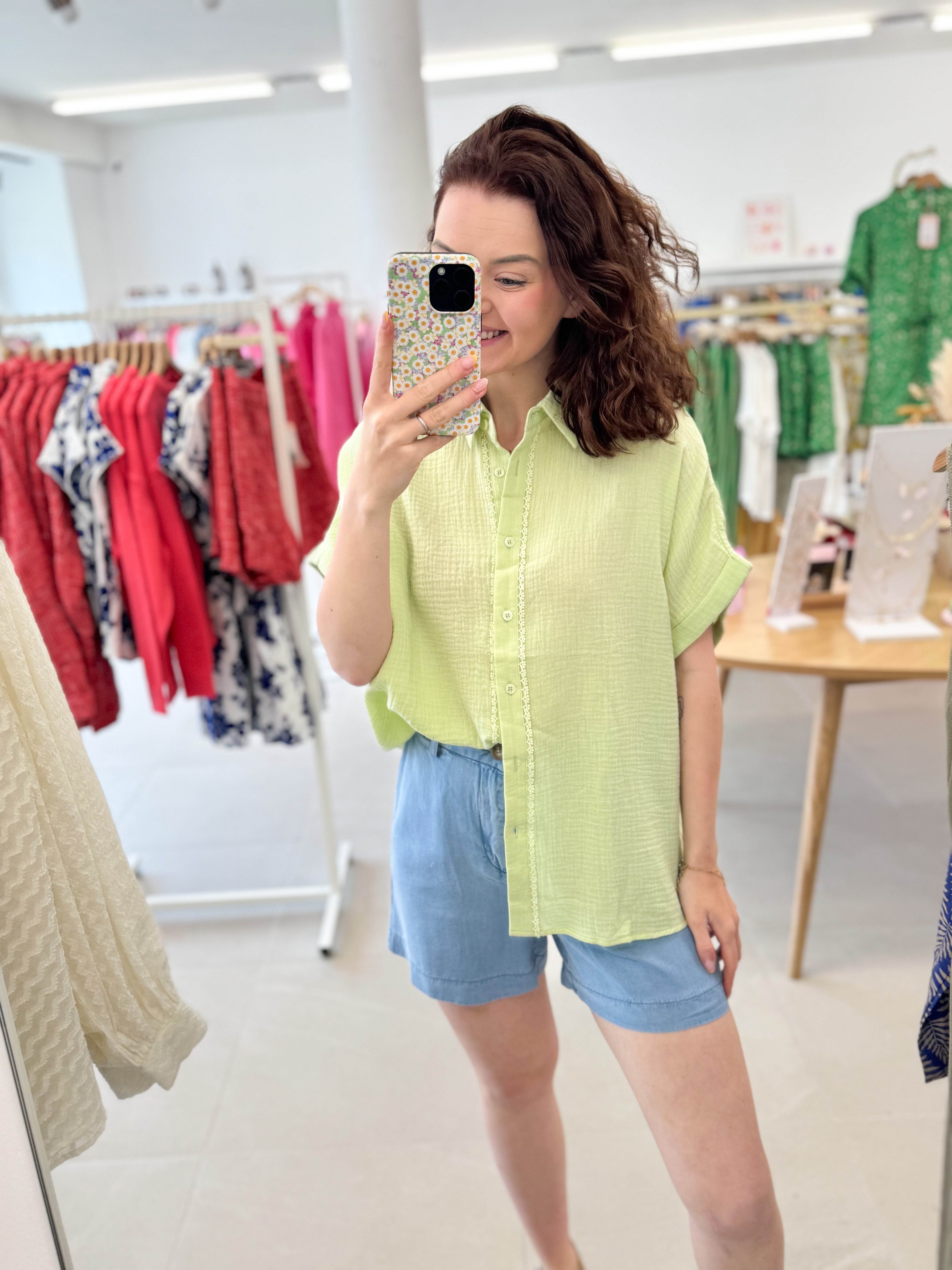Tetra blouse - Vert
