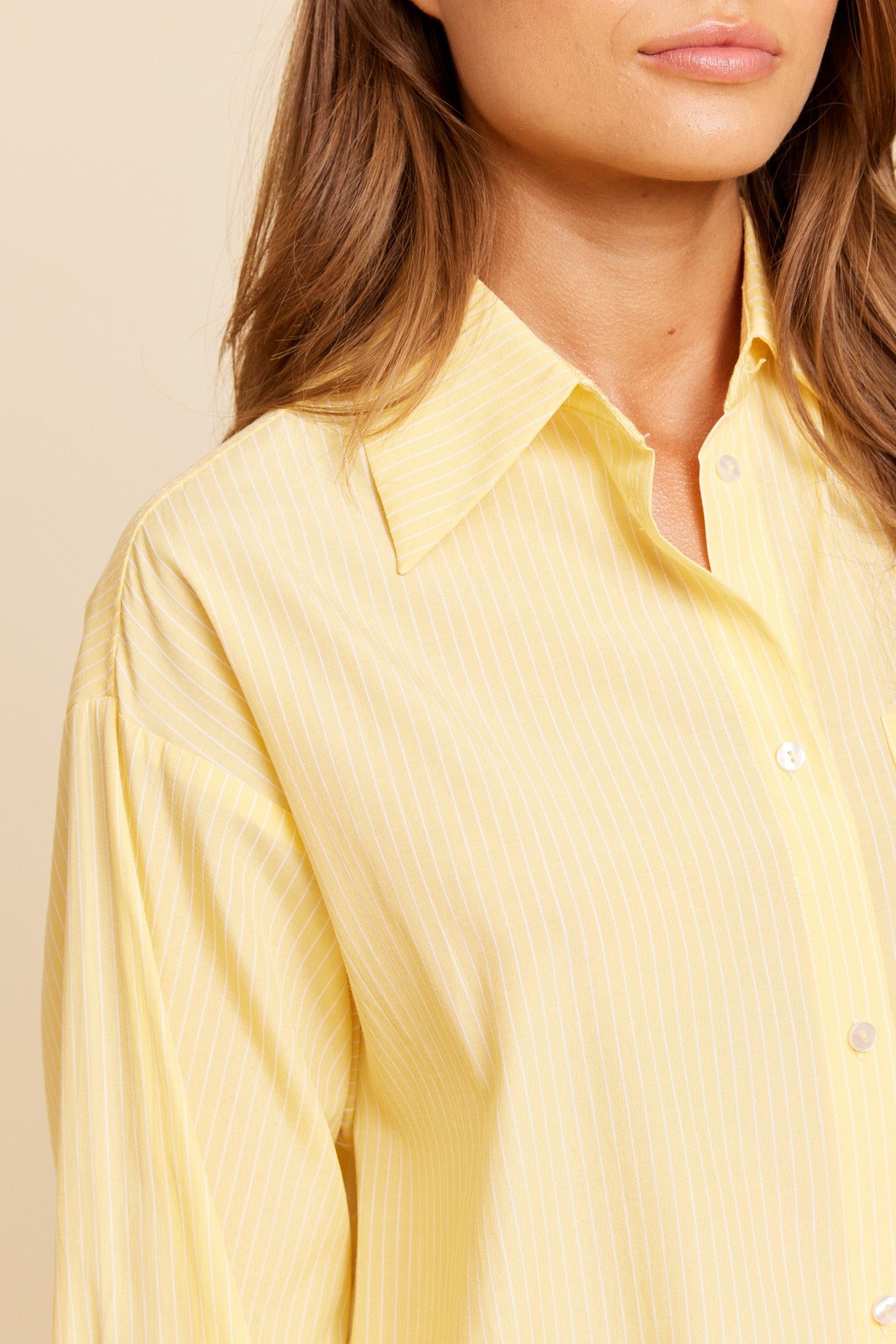 Nova shirt - Yellow stripes