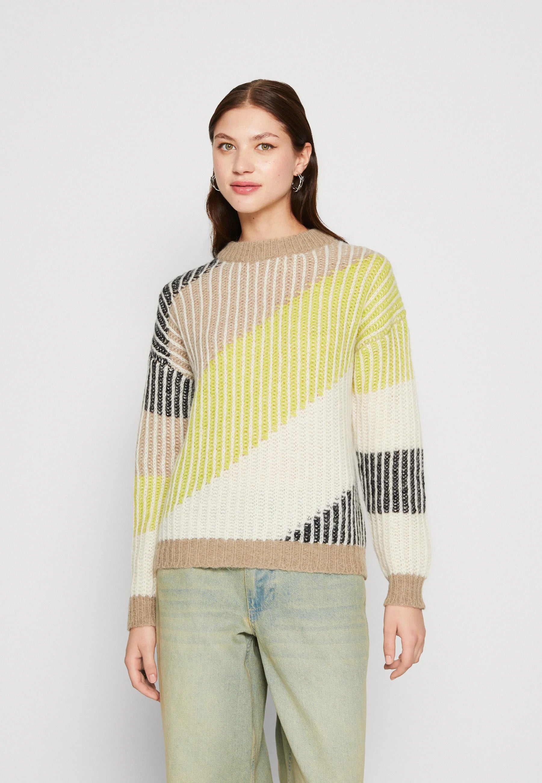 Yaslennis new knit pullover - limeade