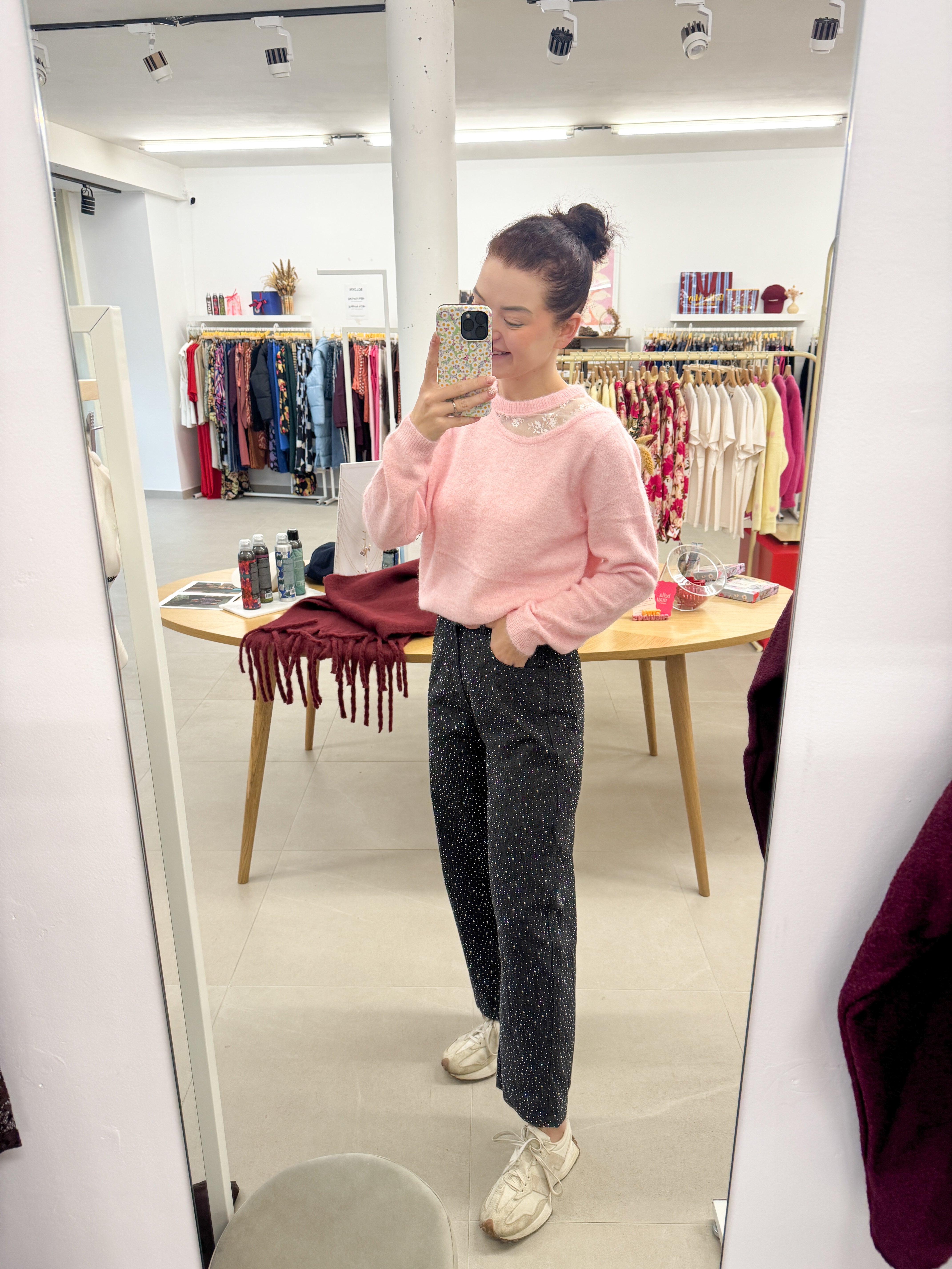 Glitter balloon jeans