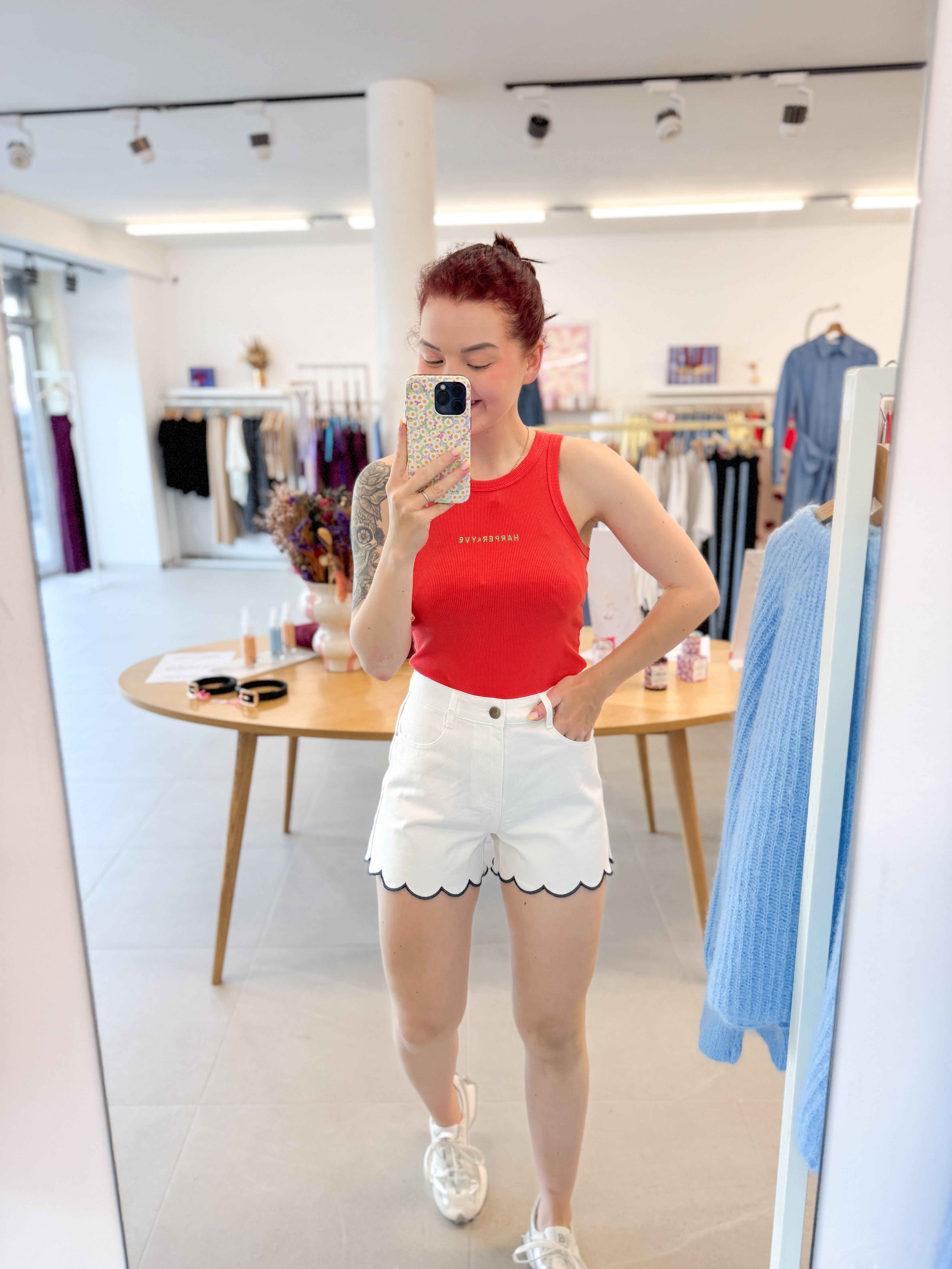 Detailed shorts - White