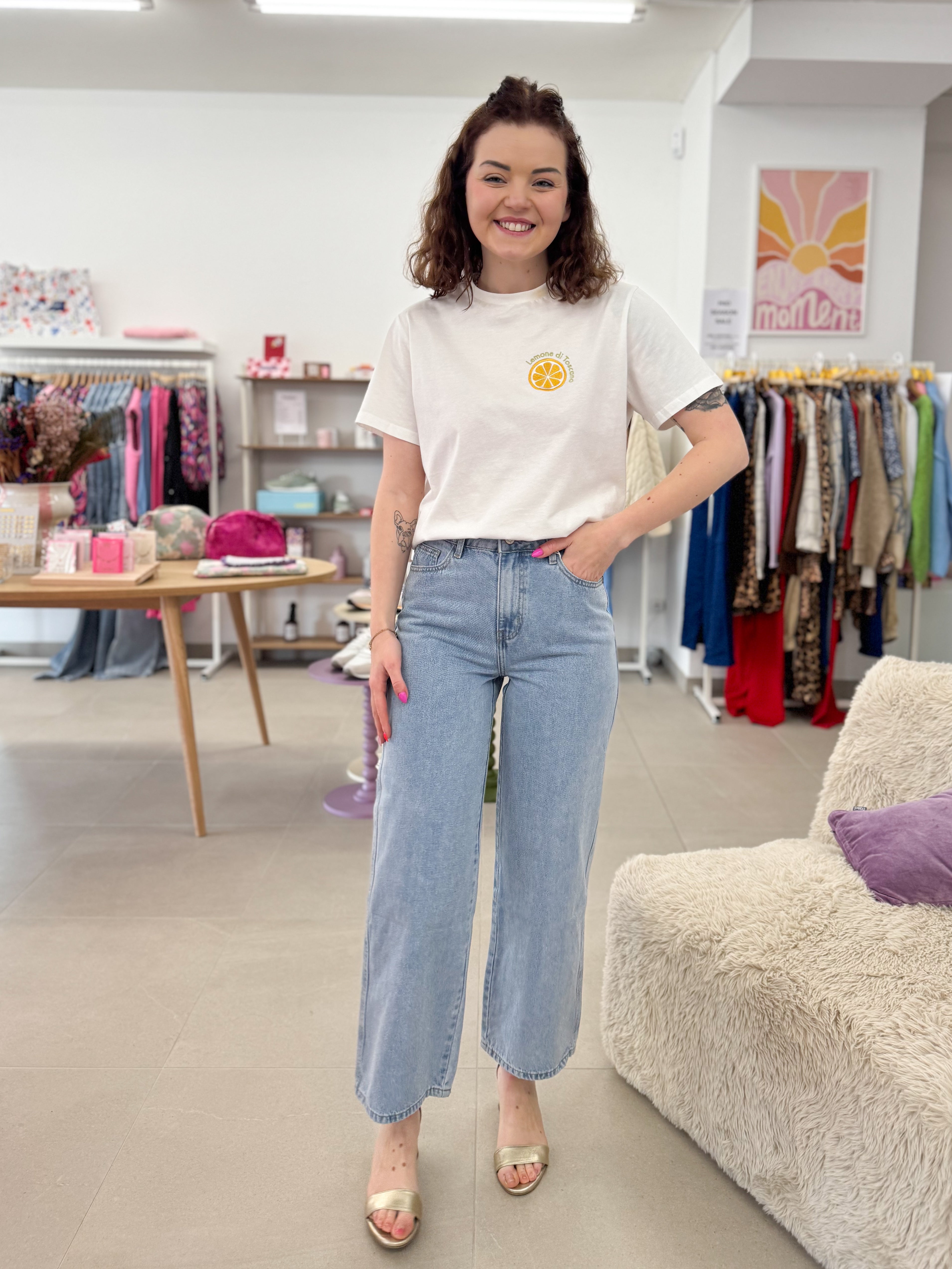 Wide jeans - Colombe