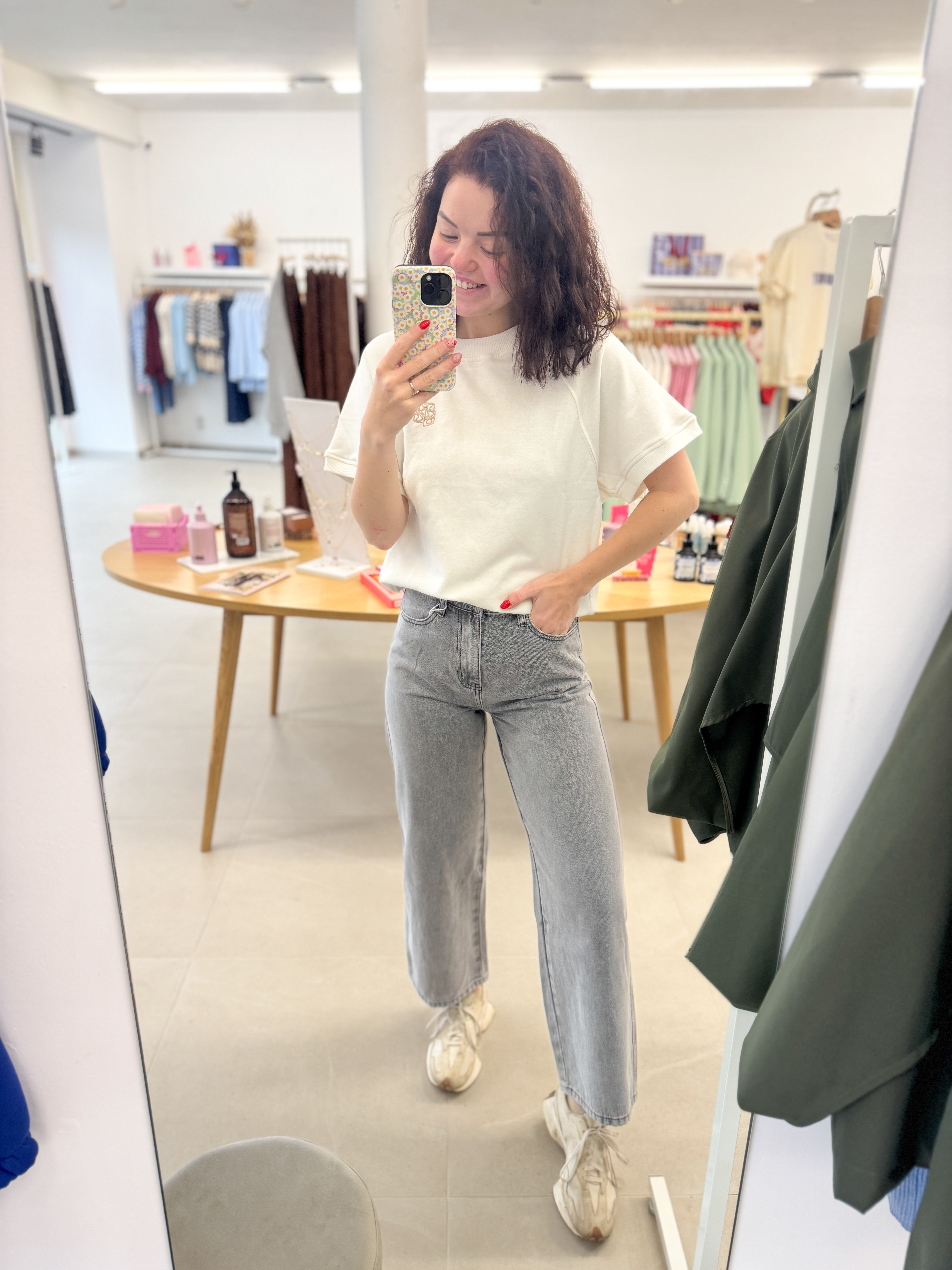 Colombe wide jeans - Grey