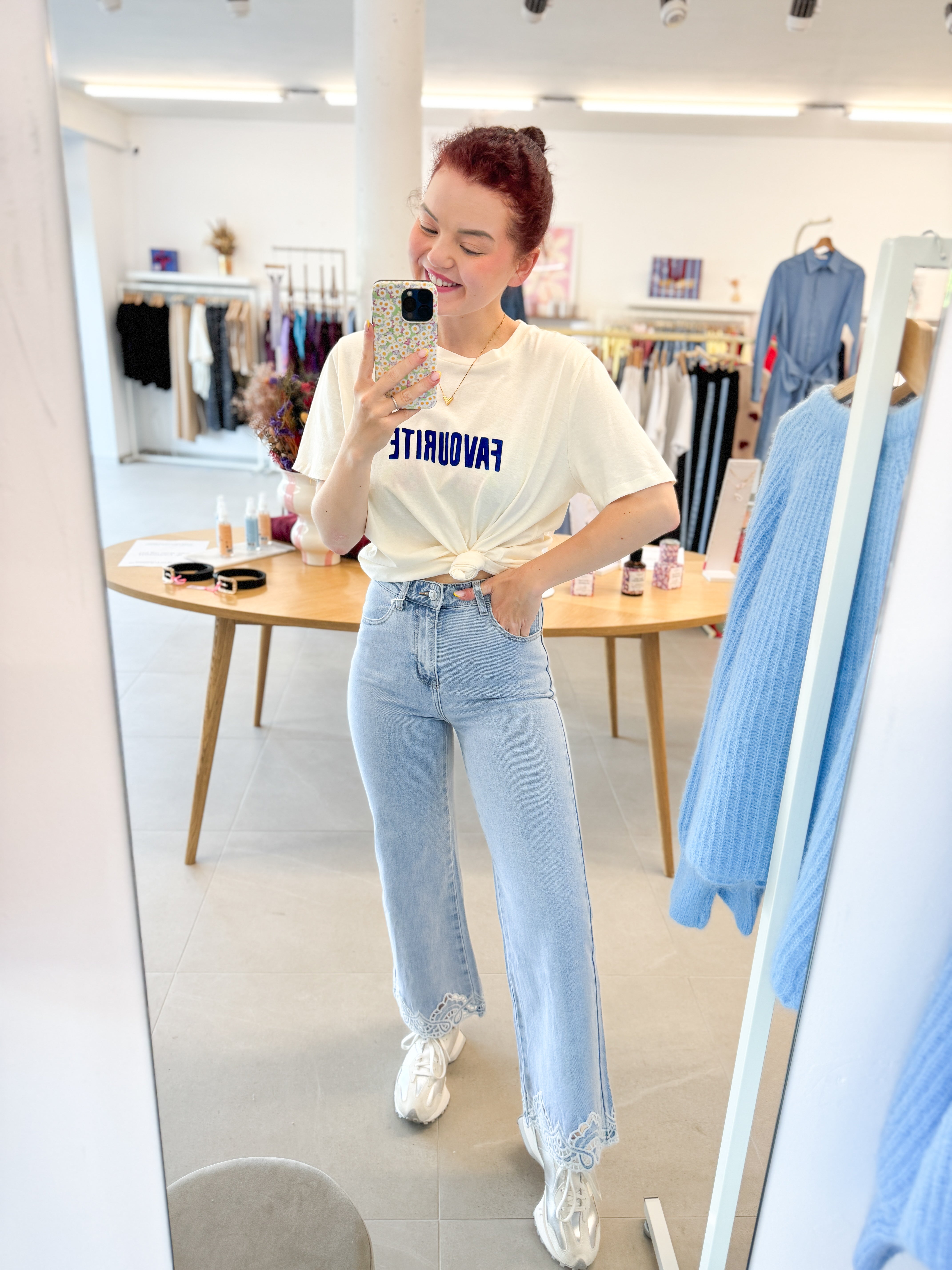 Jean Ankle Wide jeans