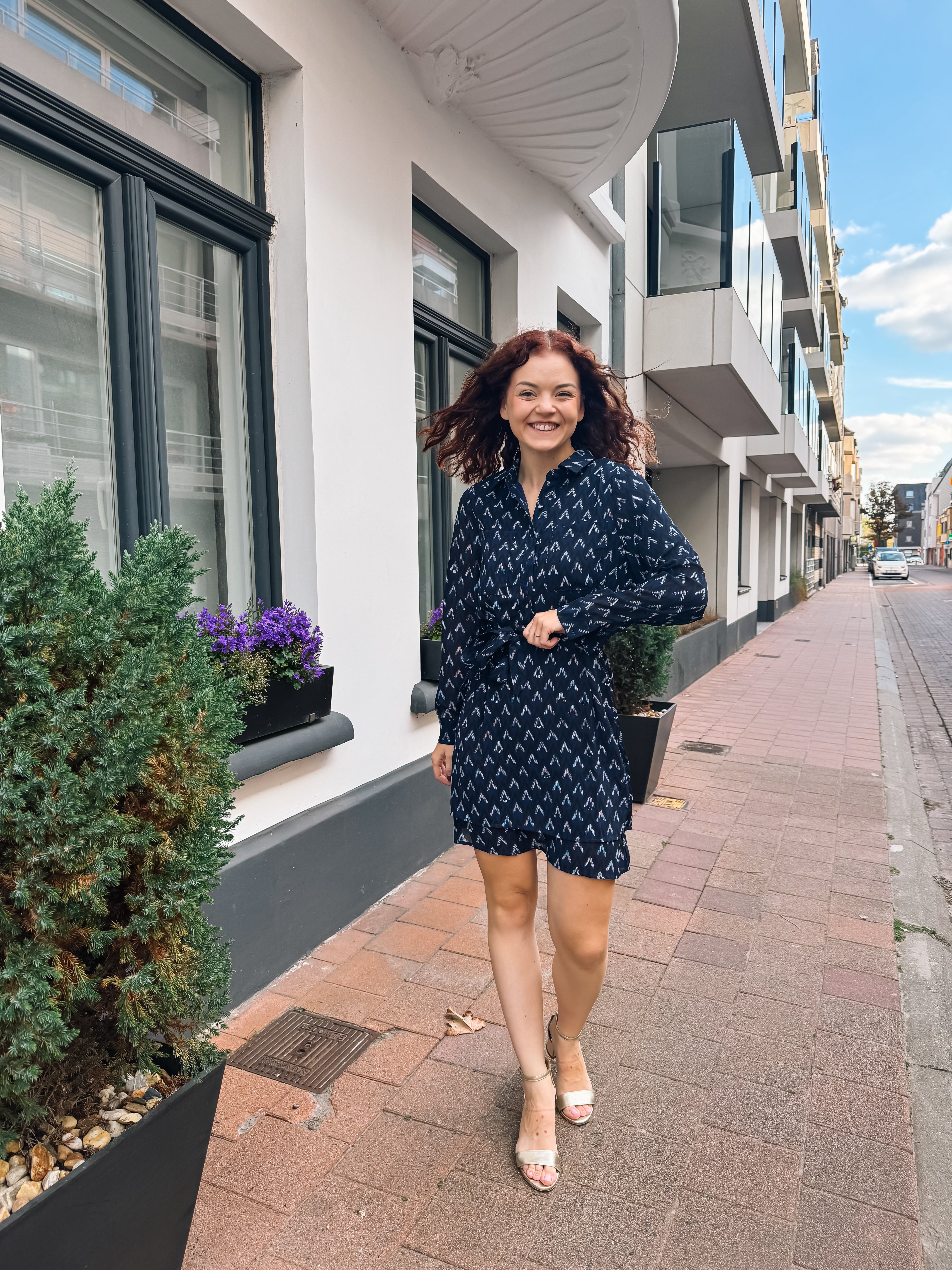 Dress Jazzy - Zigzag print