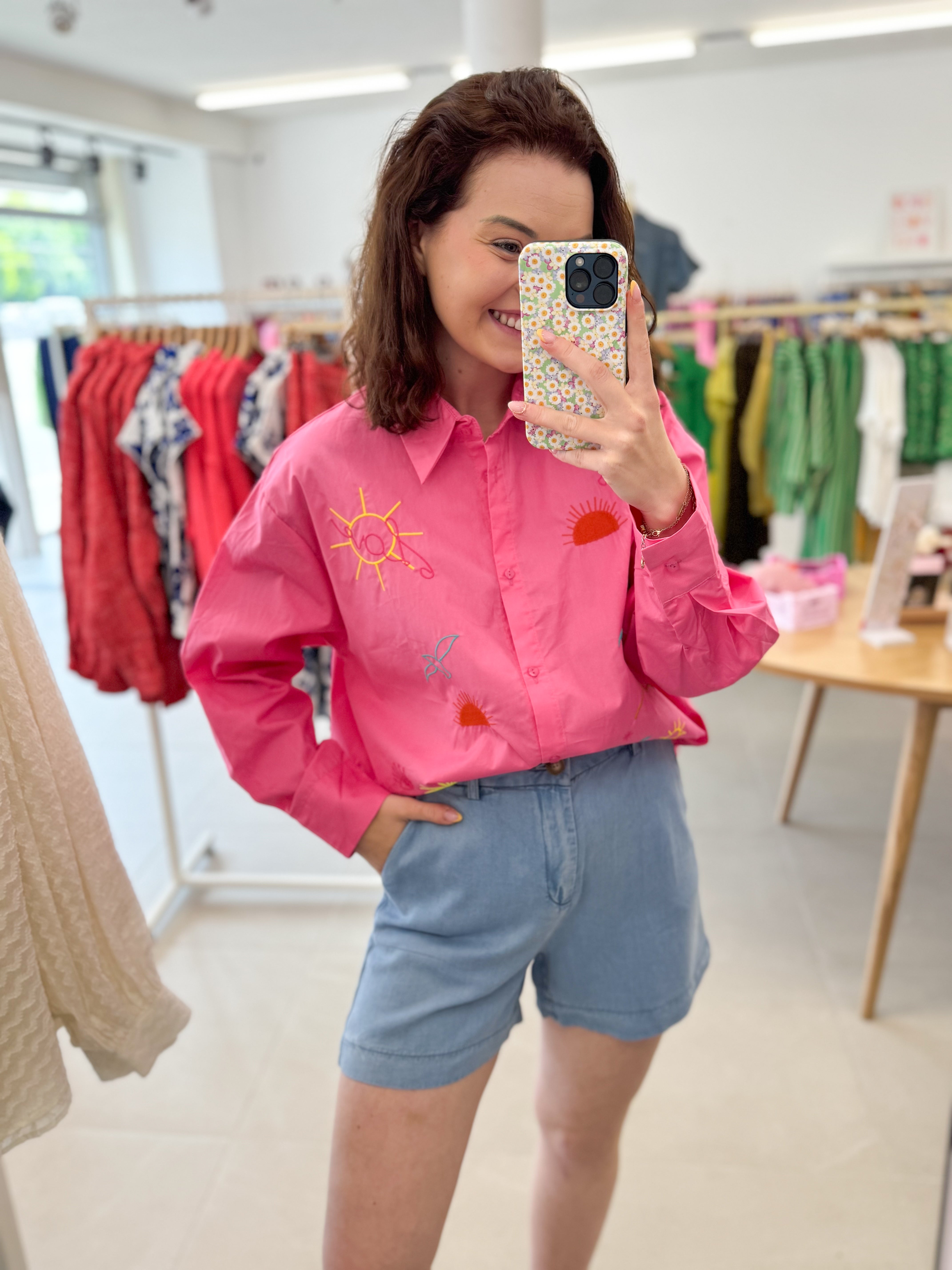 Sunny love blouse - Fuchsia