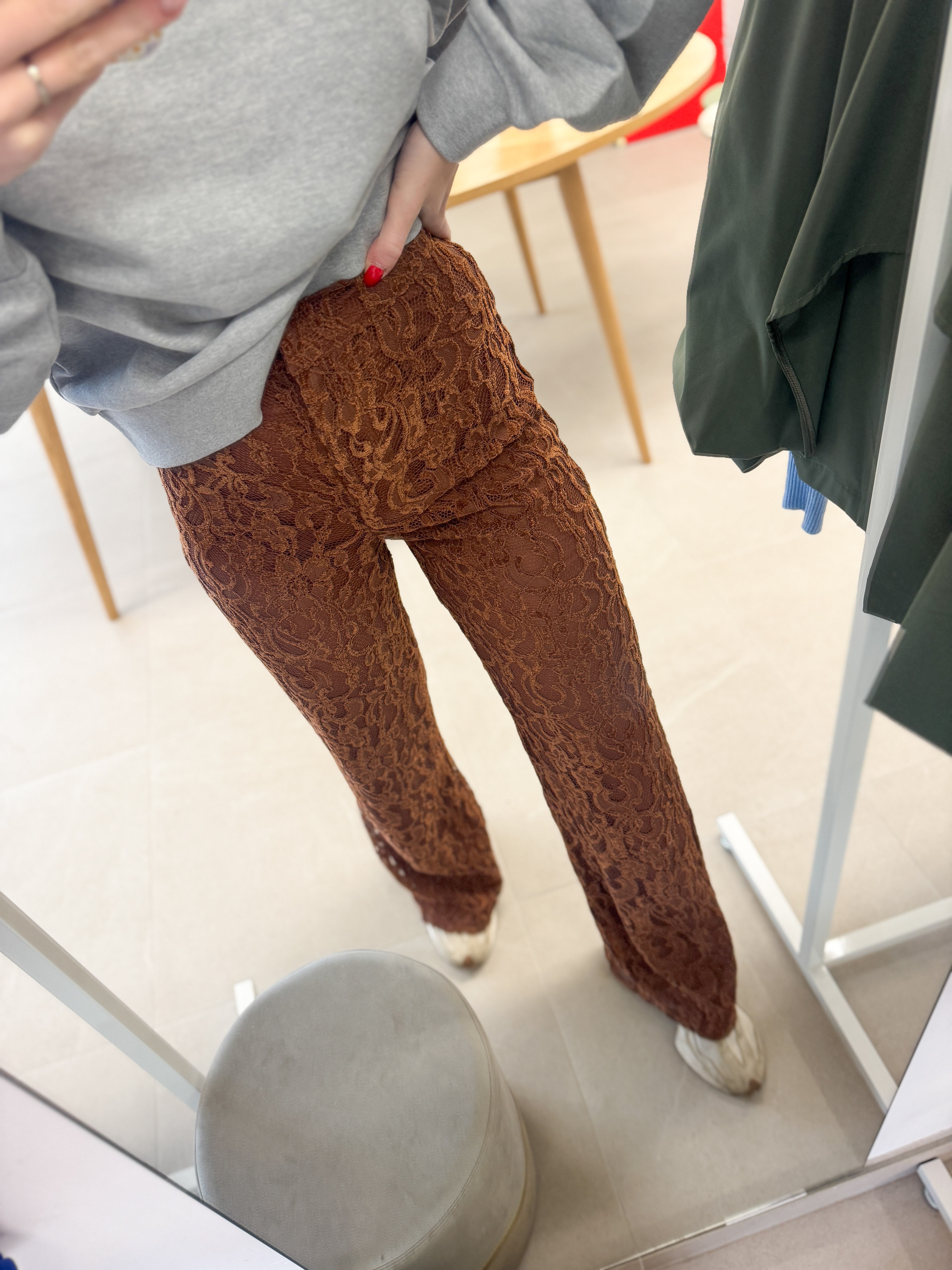 Lola pants - Saddle brown