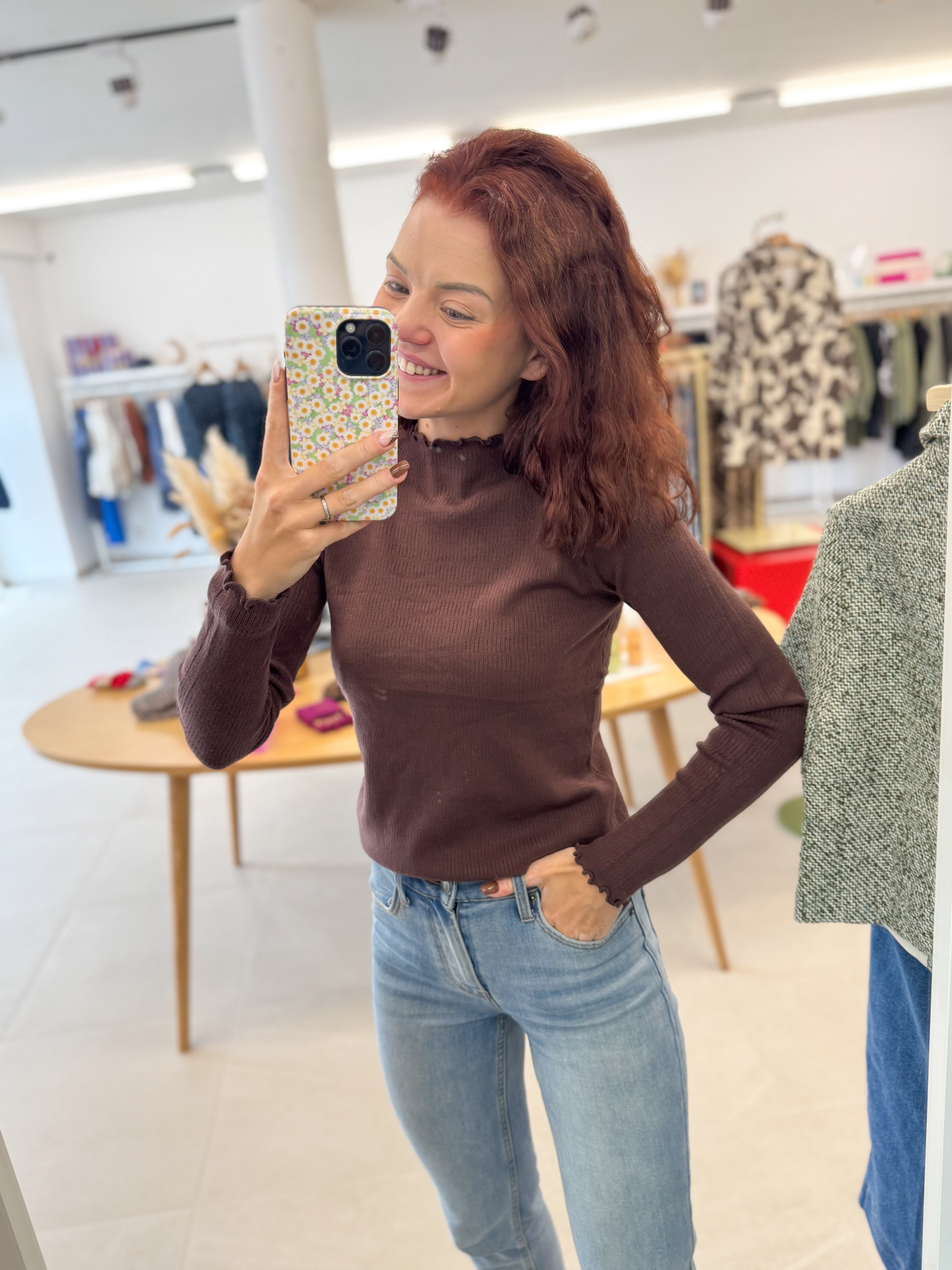 May soft longsleeve - Choco