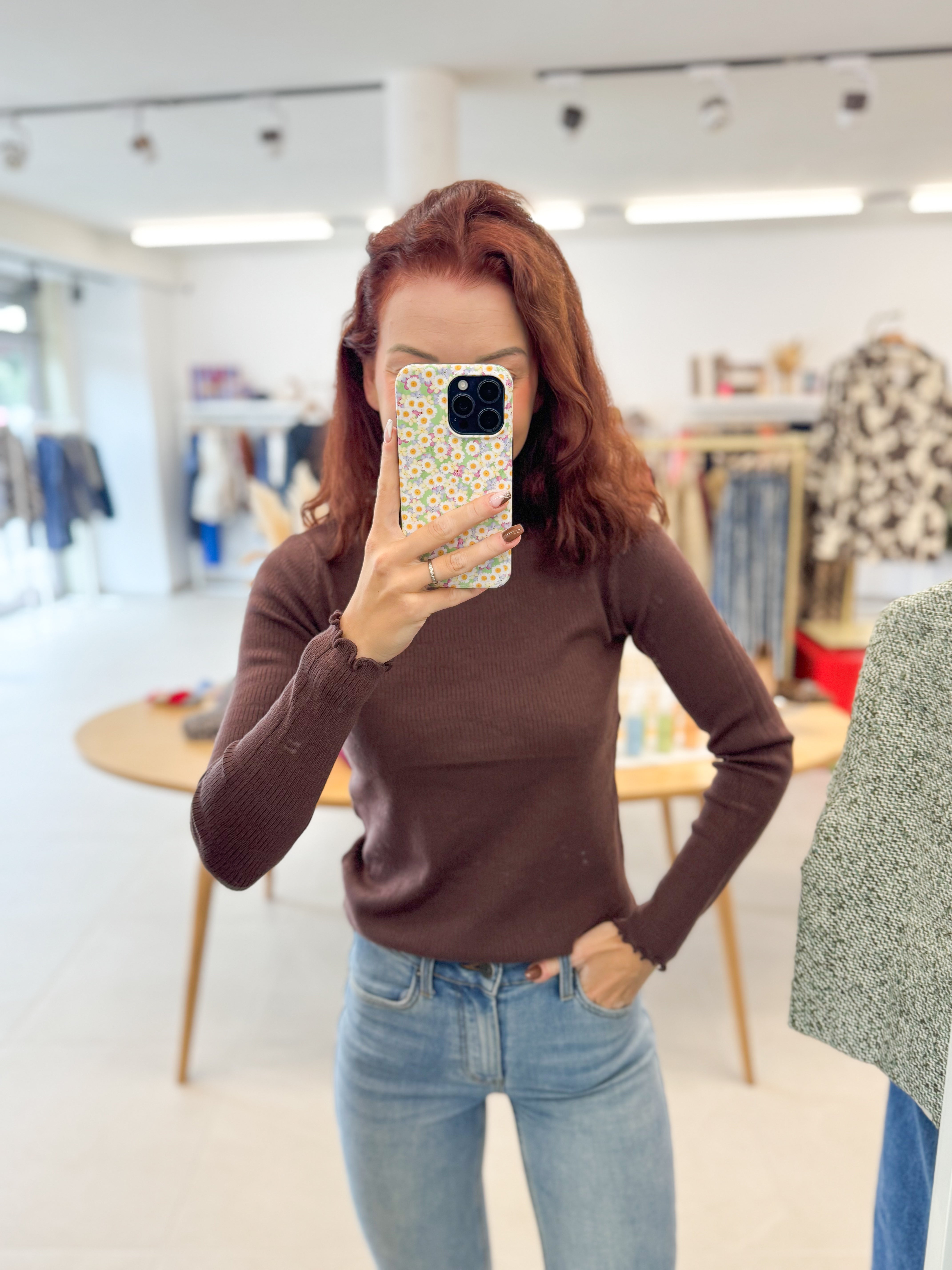 May soft longsleeve - Choco
