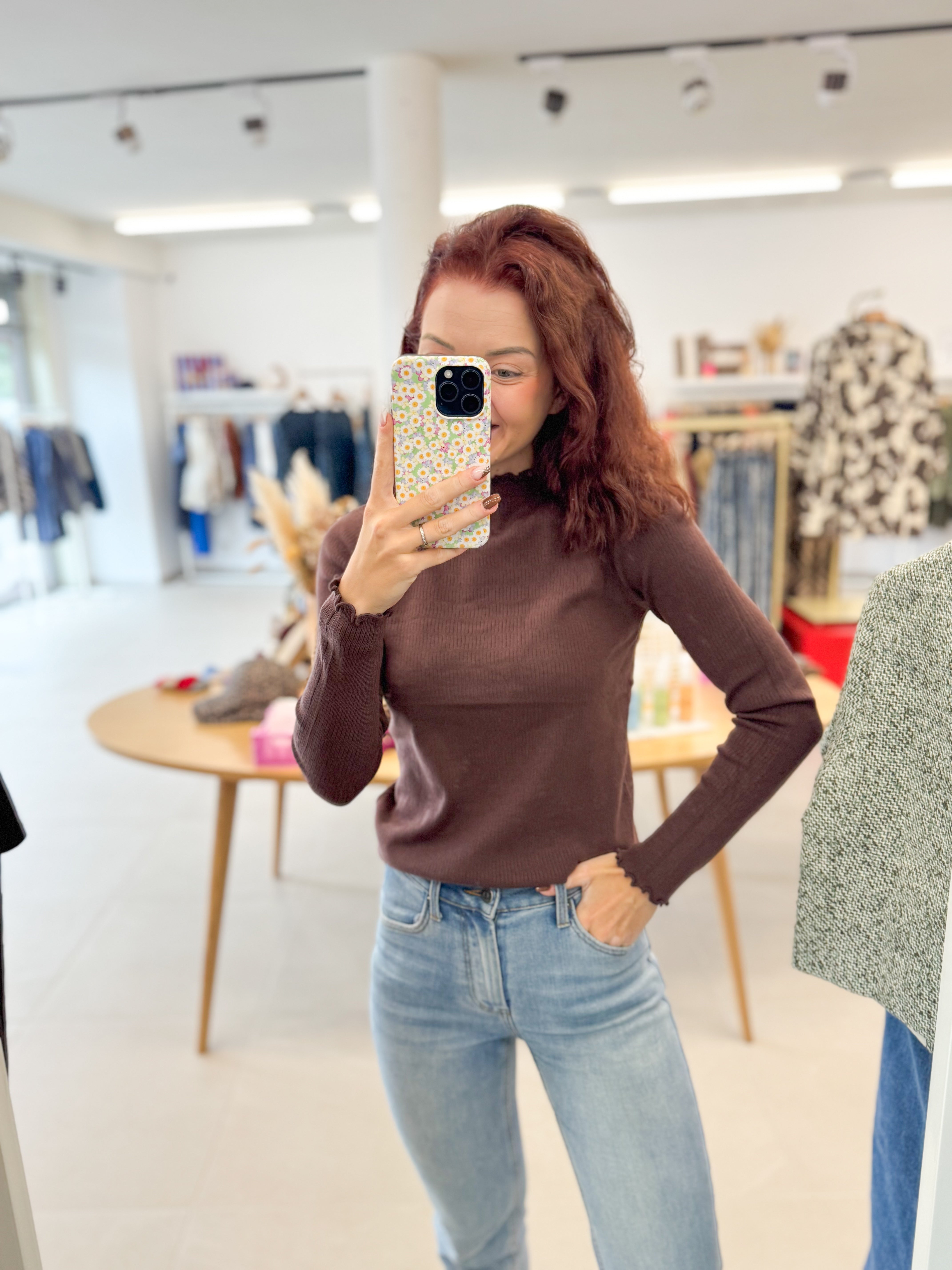 May soft longsleeve - Choco