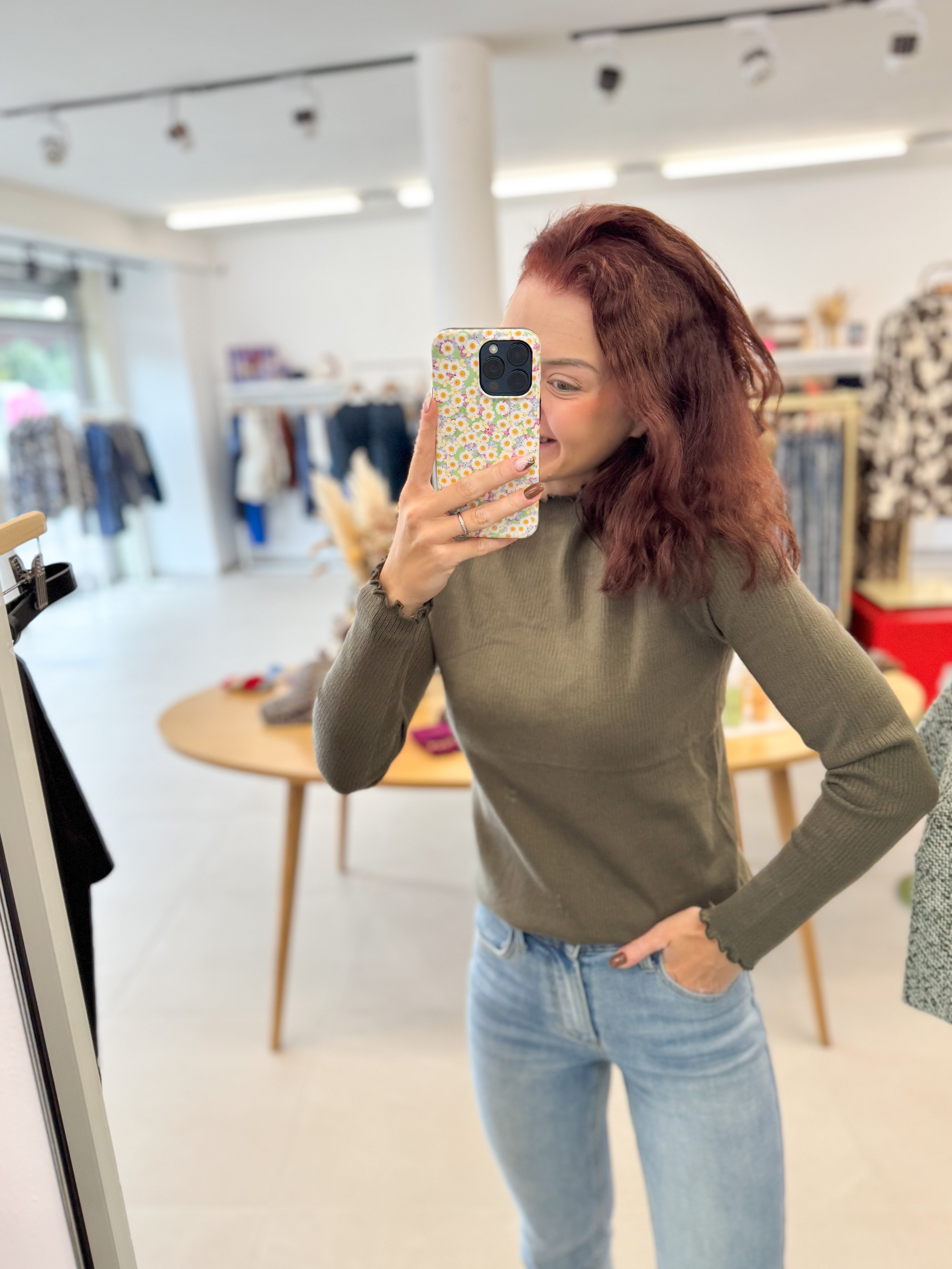 May soft longsleeve - Khaki