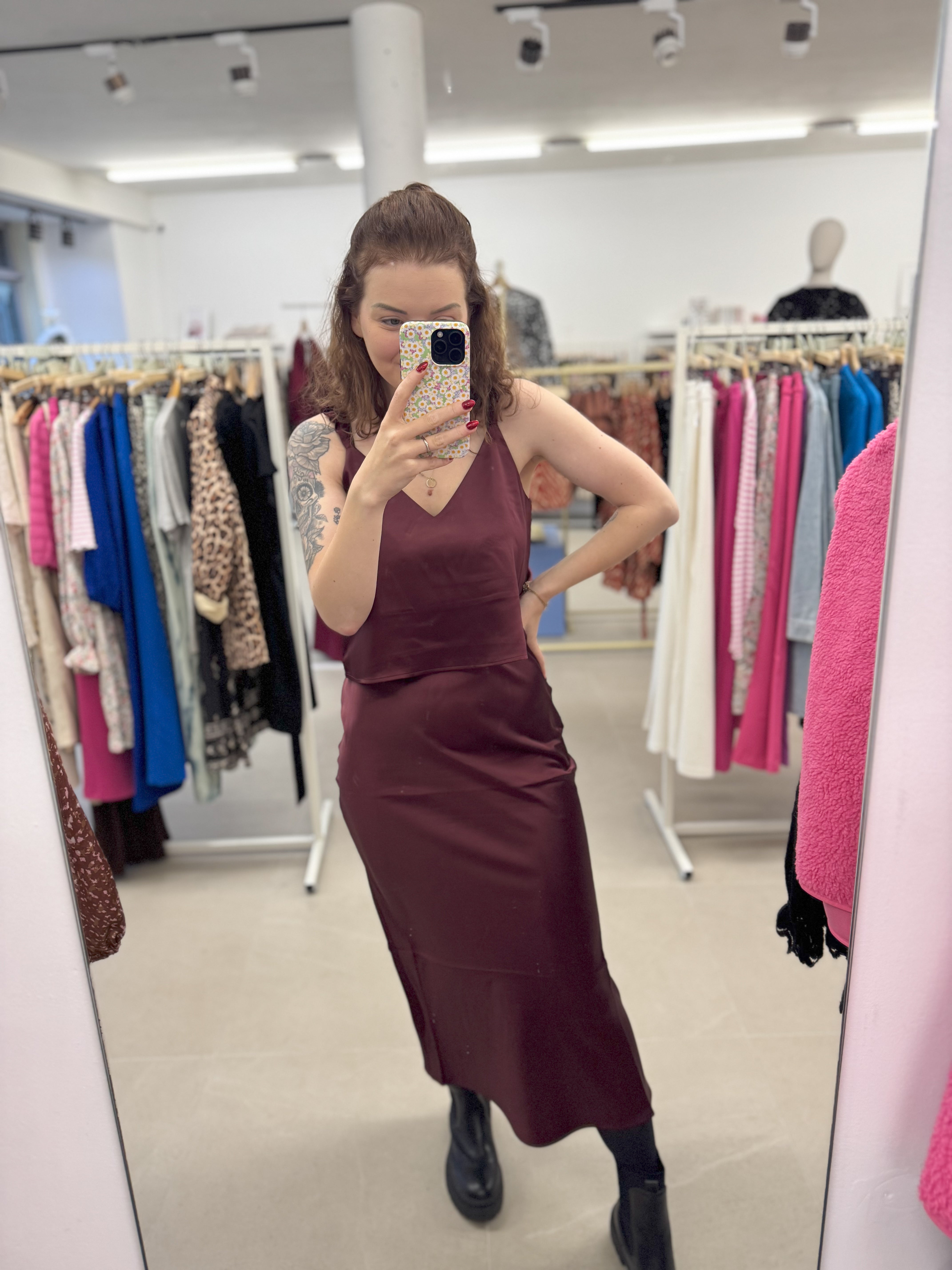 Zia singlet - Burgundy