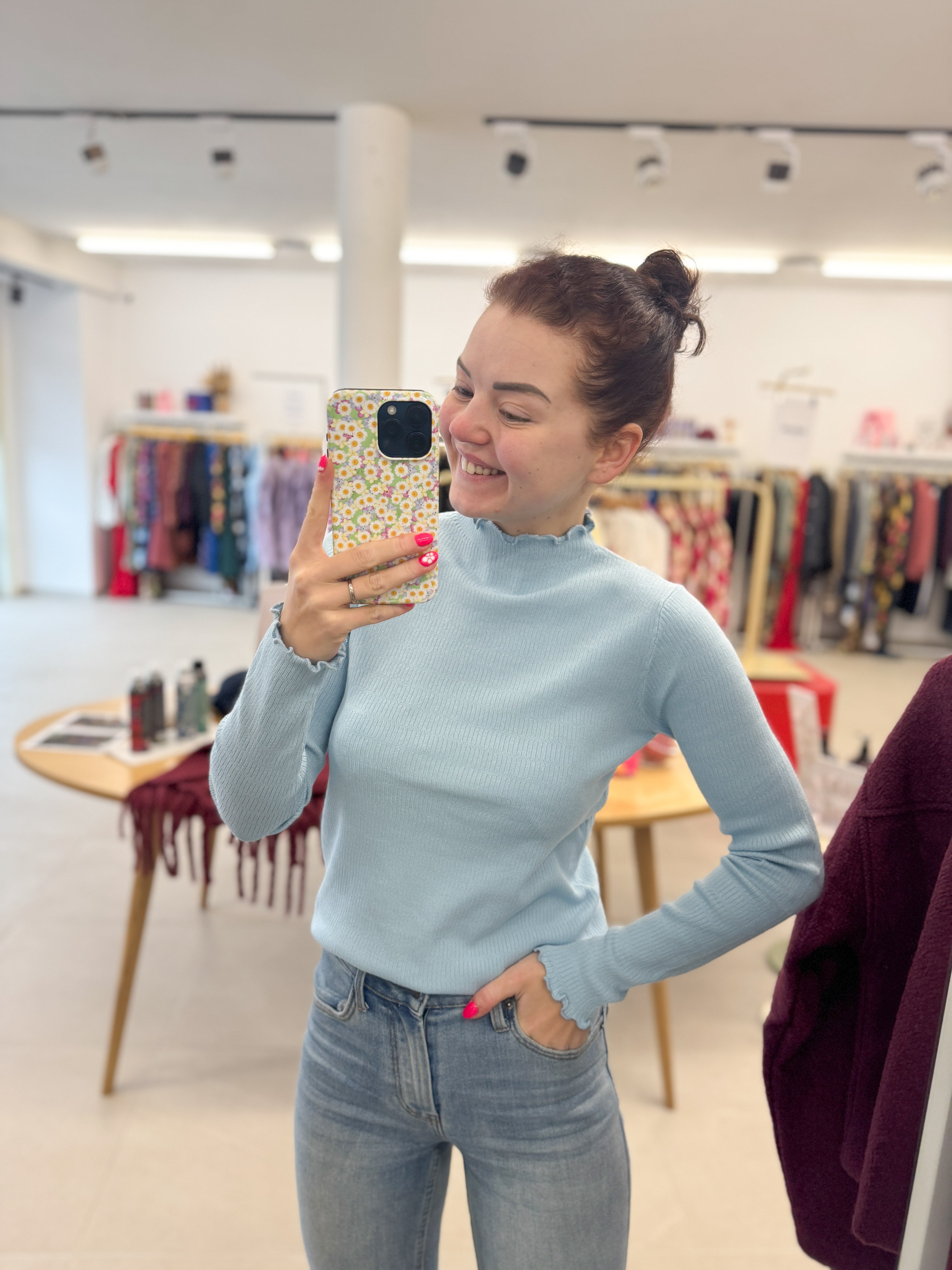 May soft longsleeve - BabyBlue