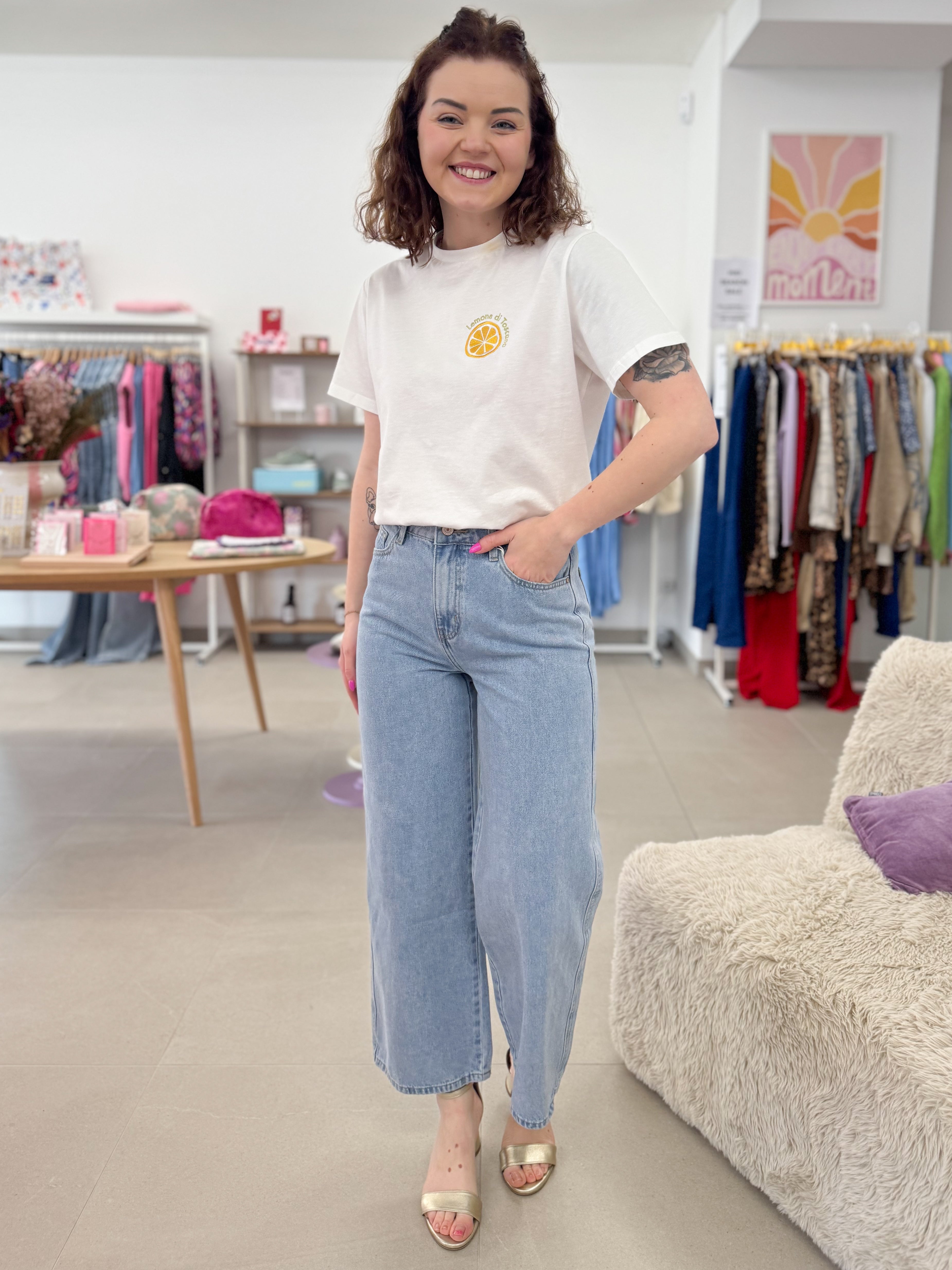 Wide jeans - Colombe