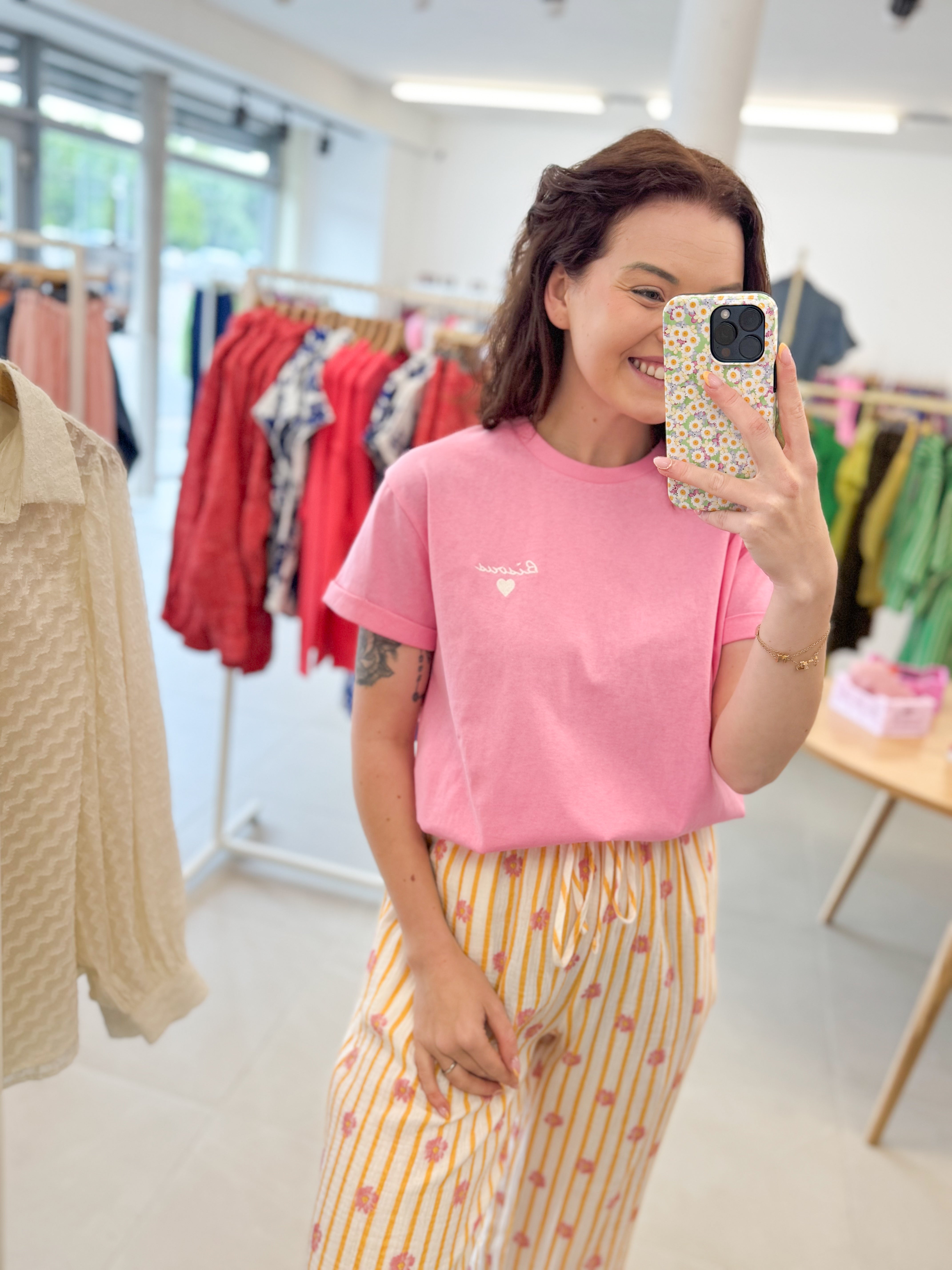 Bisous tee - Pink