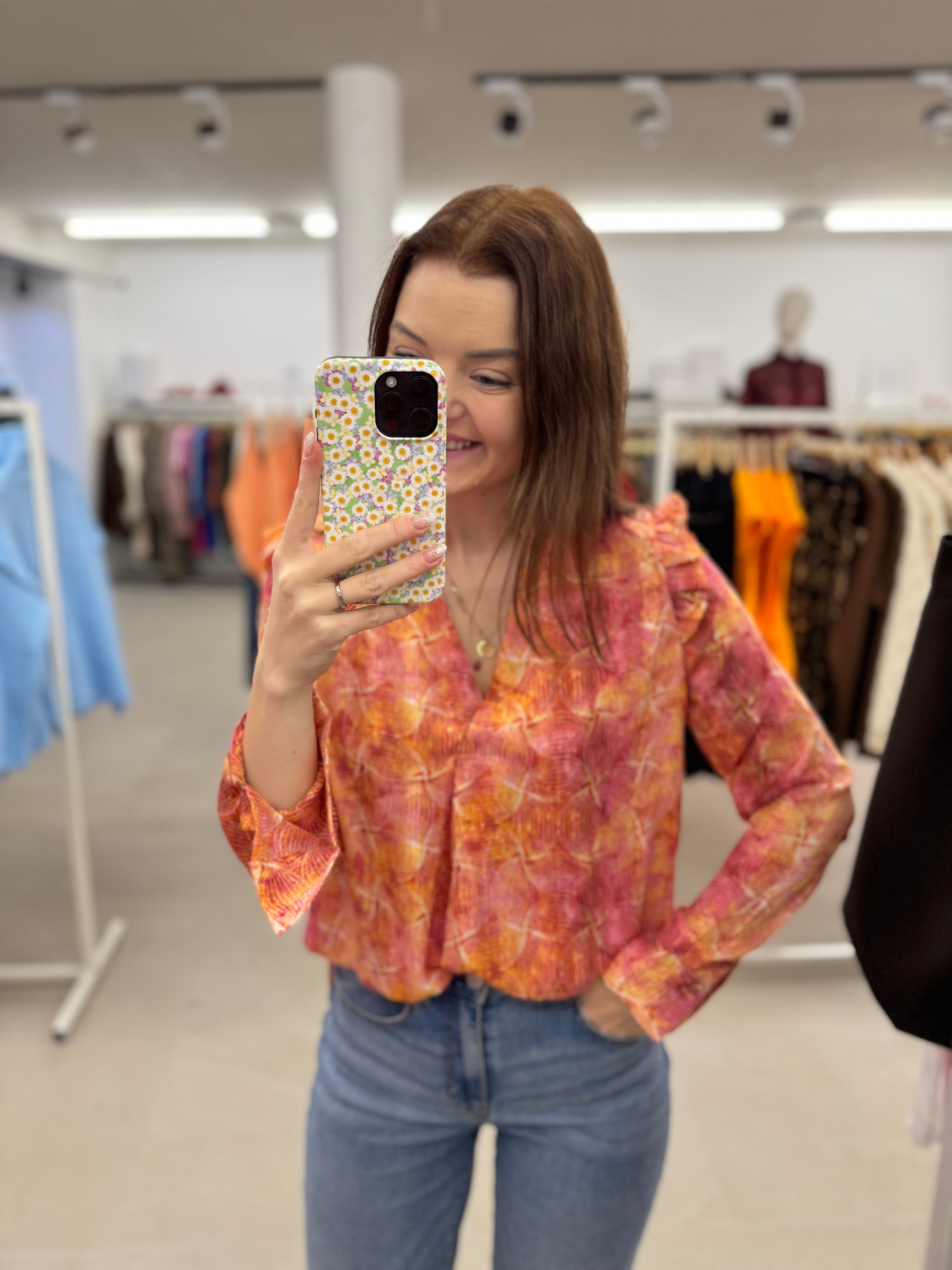 Lio blouse - Orange