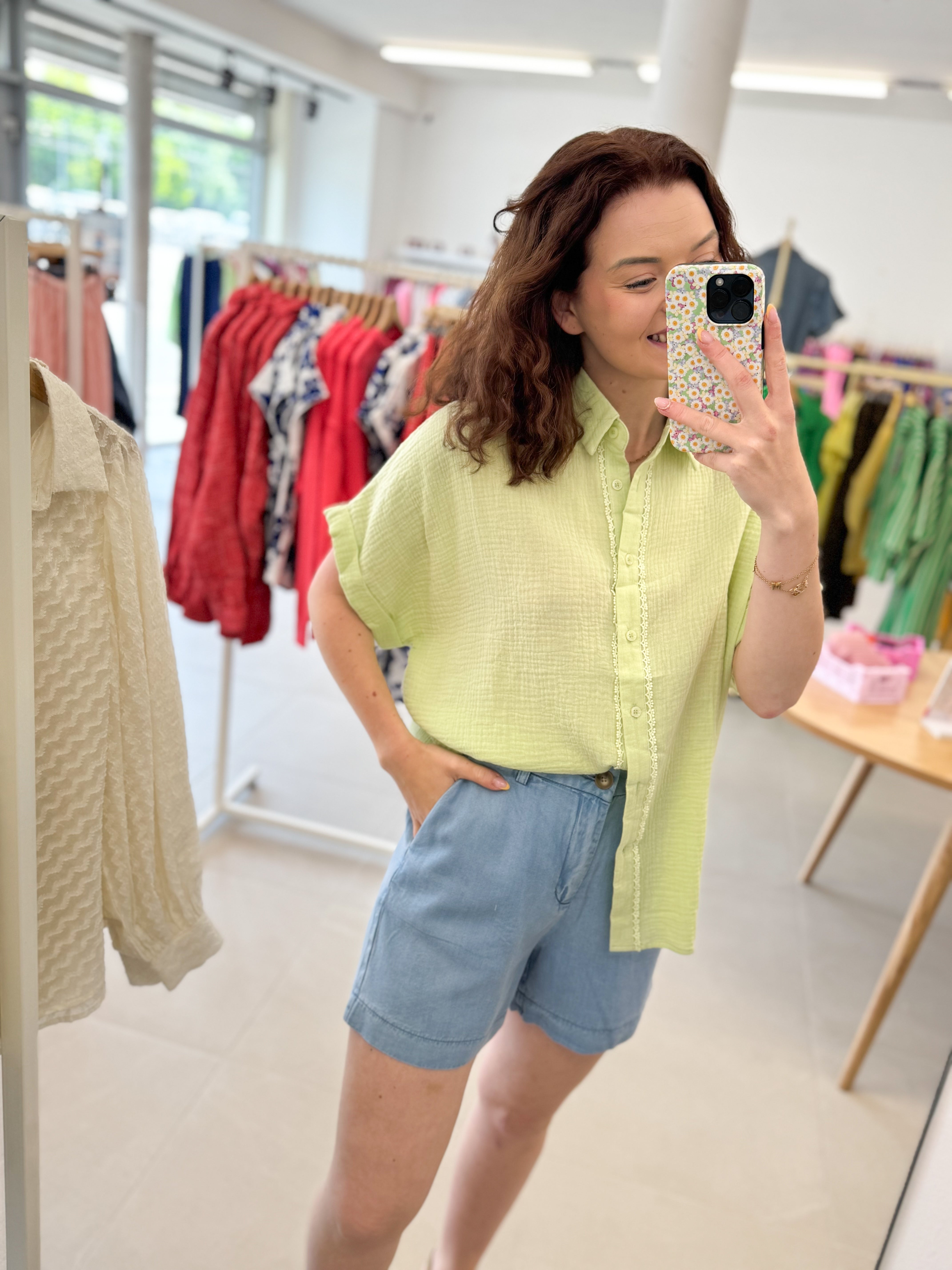 Tetra blouse - Vert